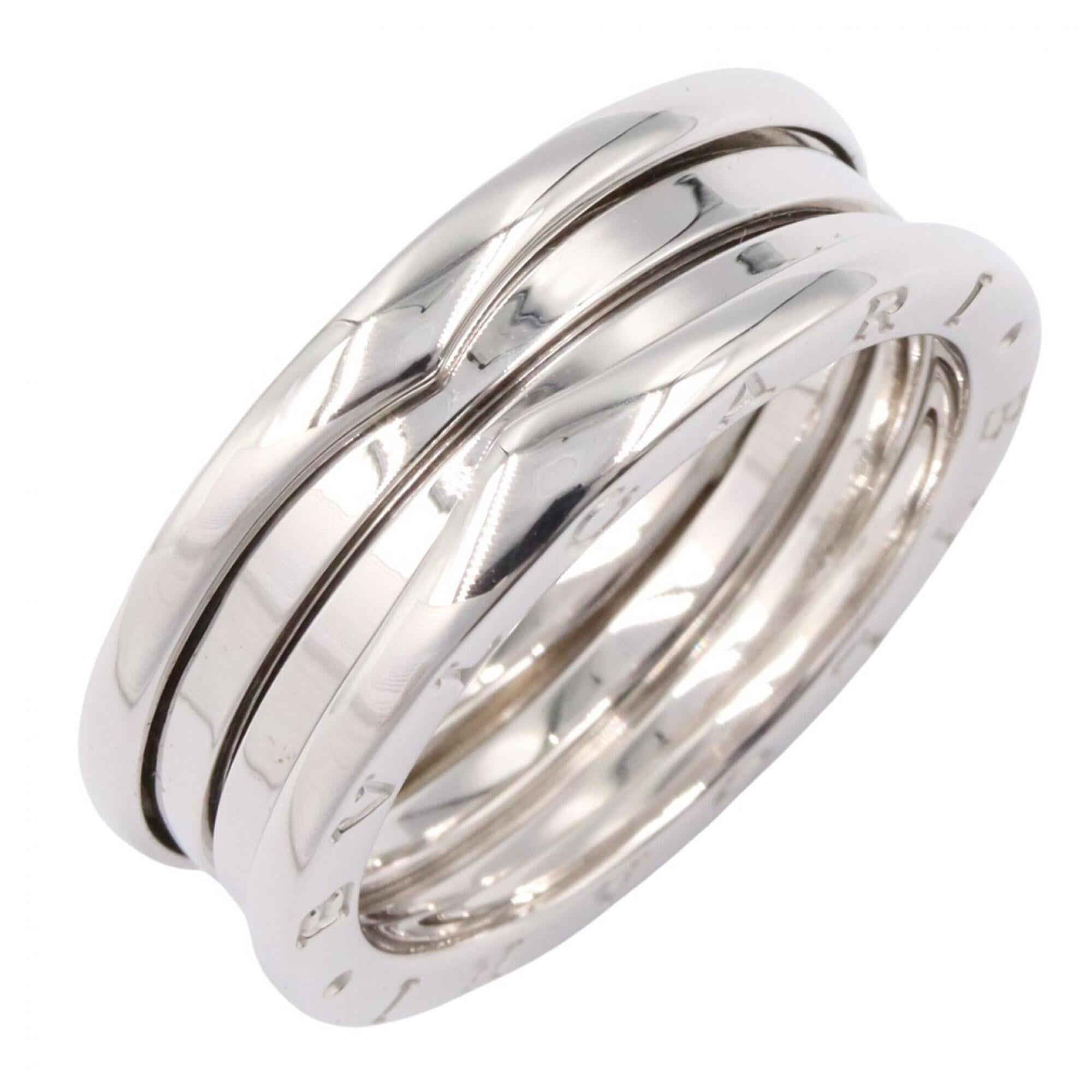 Bvlgari Silver White Gold (18K) Band Ring (Pre-Owned)