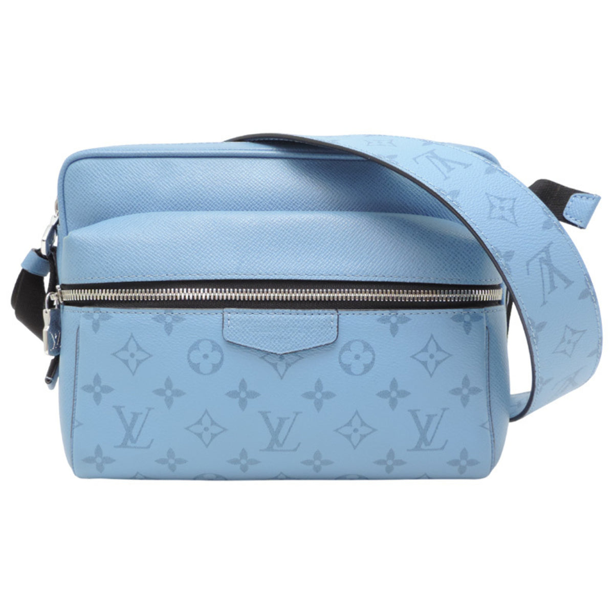 Louis Vuitton Light Blue Taigarama Shoulder Bag (Pre-Owned)