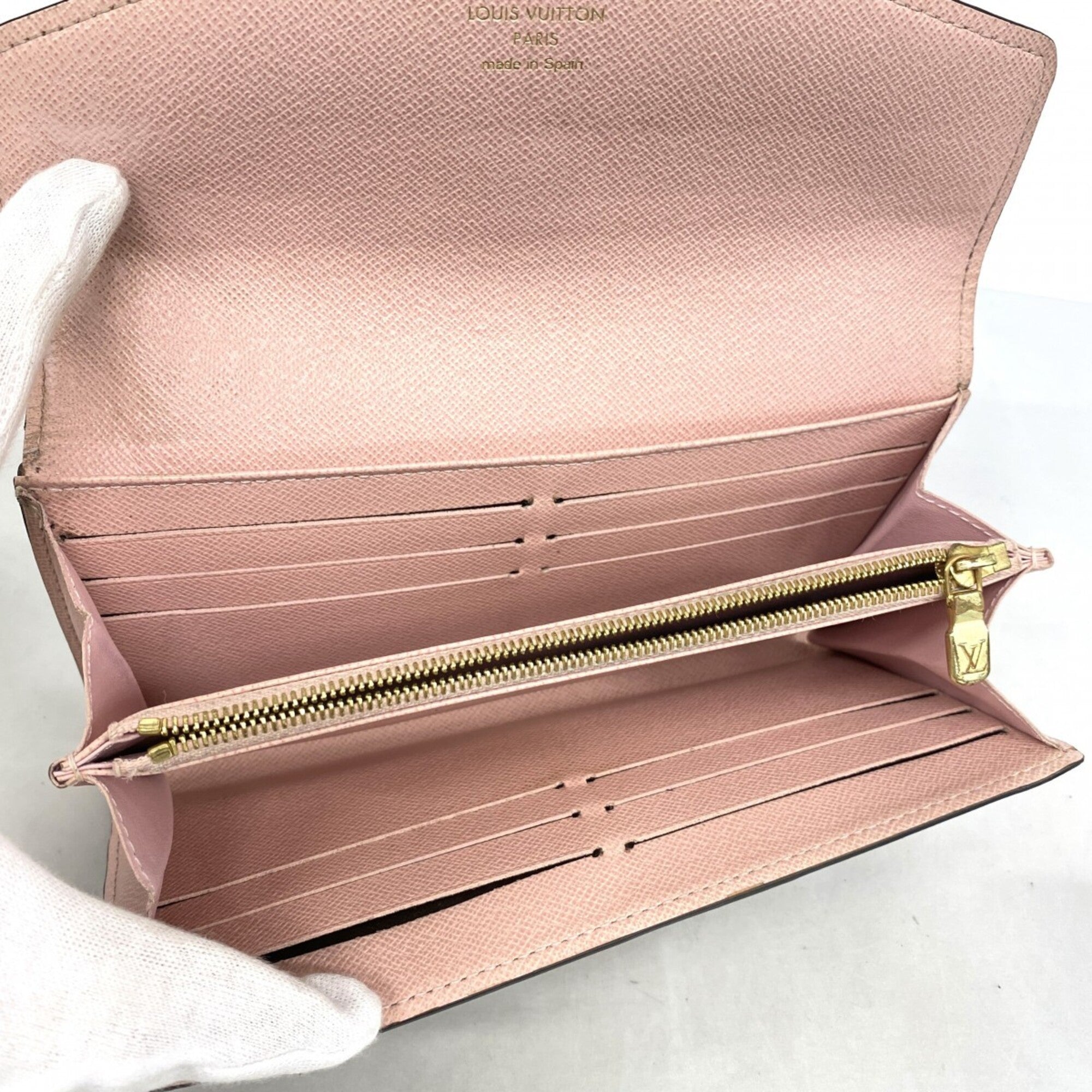 Louis Vuitton Rose Ballerine Long Wallet (Bi-Fold) (Pre-Owned)