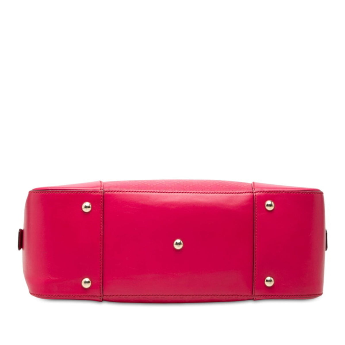 Gucci Pink Leather Handbag Shoulder Bag (Pre-Owned)