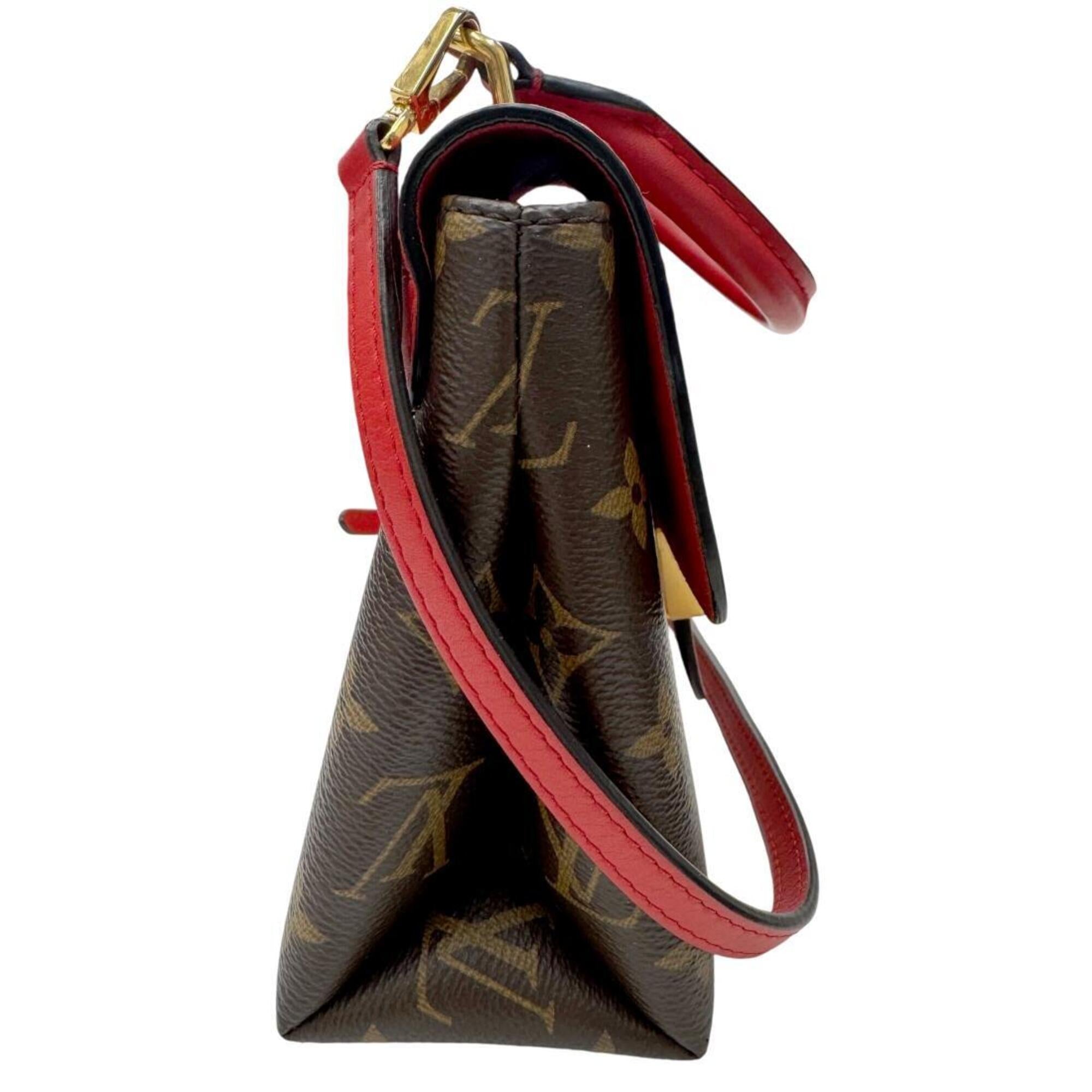 Louis Vuitton Monogram Brown Coquelicots Monogram Monogram Handbag Shoulder Bag (Pre-Owned)