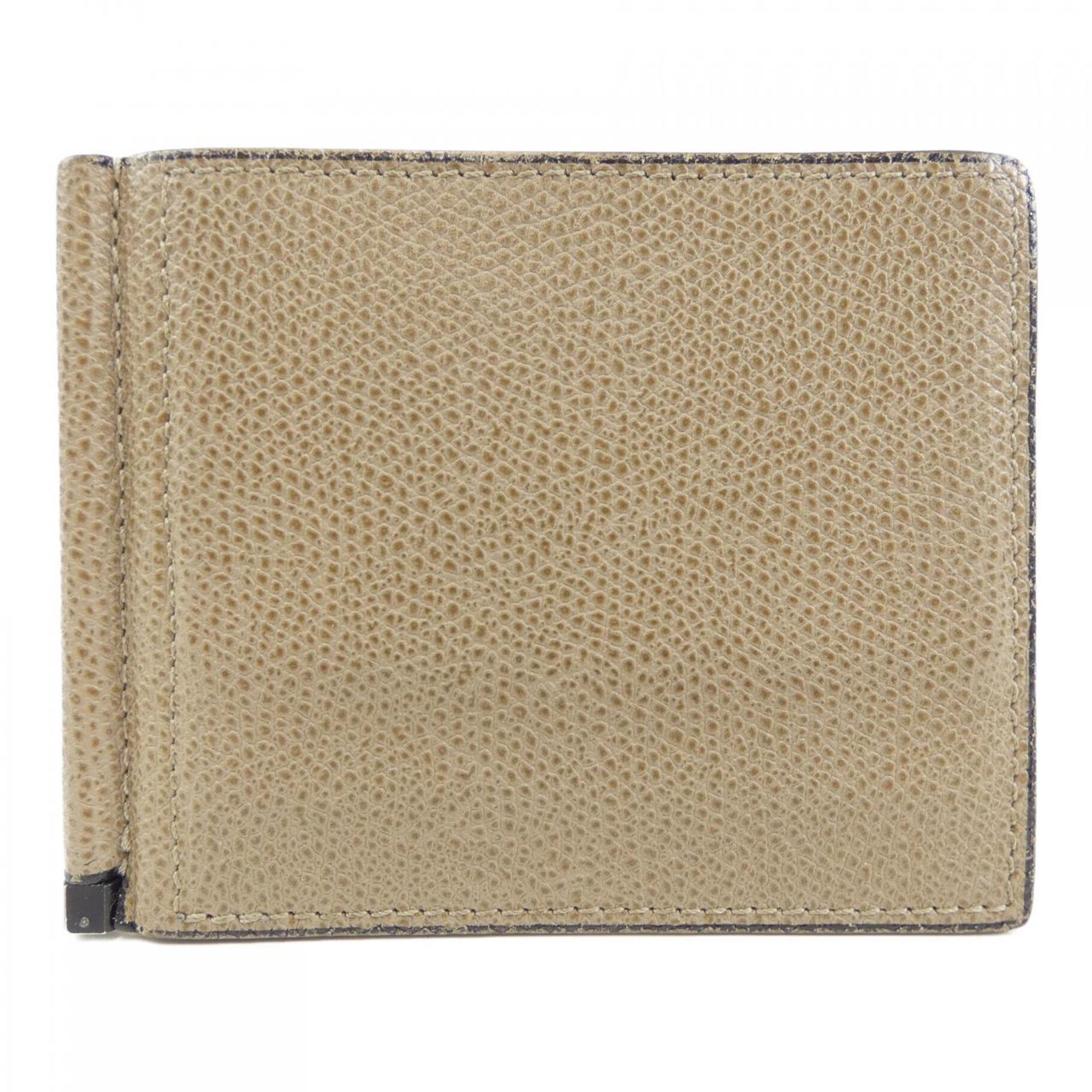 Valextra Beige Middle Wallet (Bi-Fold) (Pre-Owned)