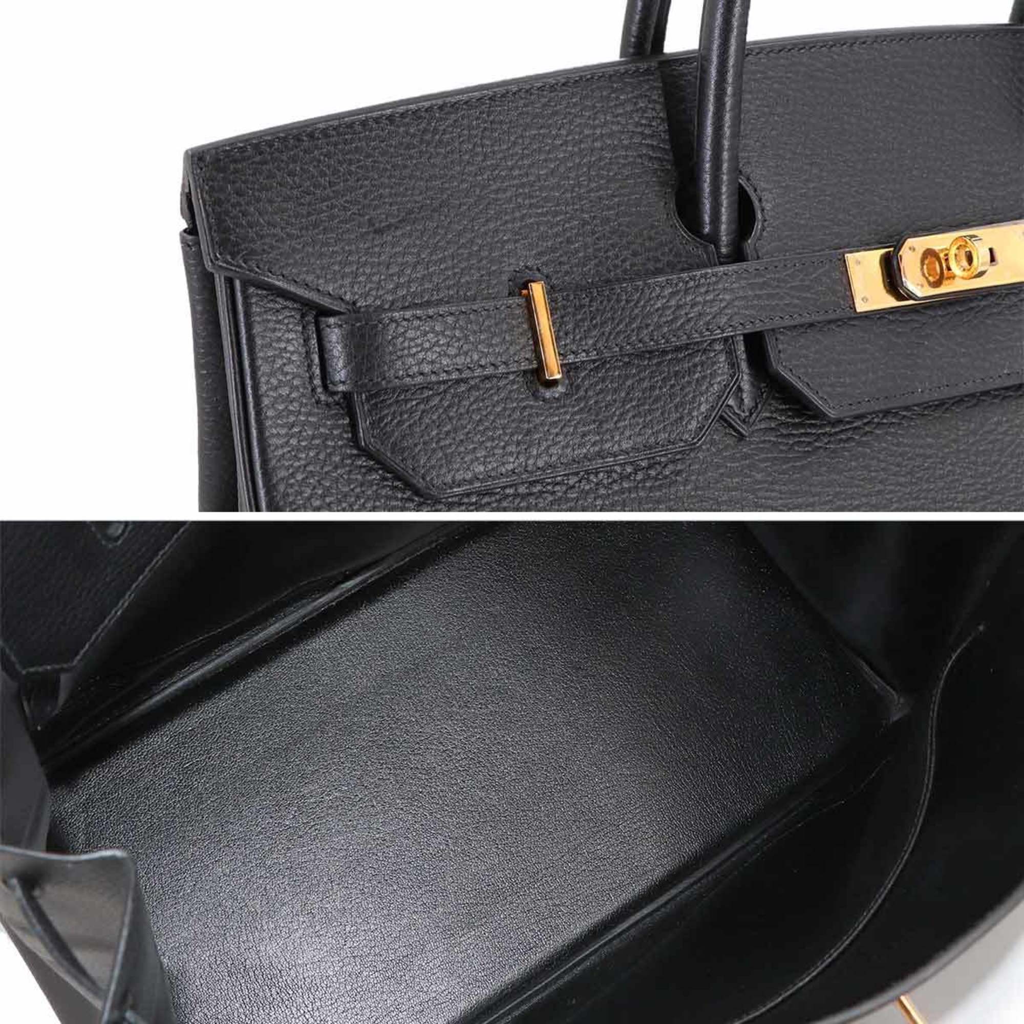 Hermes Black Ardennes Leather Handbag (Pre-Owned)