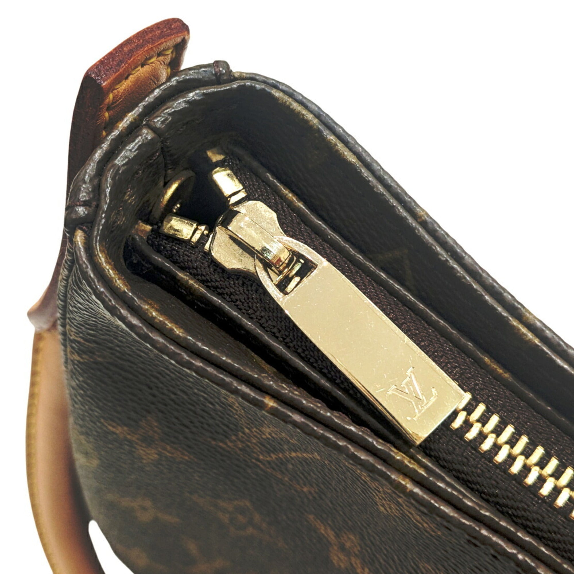 Louis Vuitton Brown Monogram Shoulder Bag (Pre-Owned)