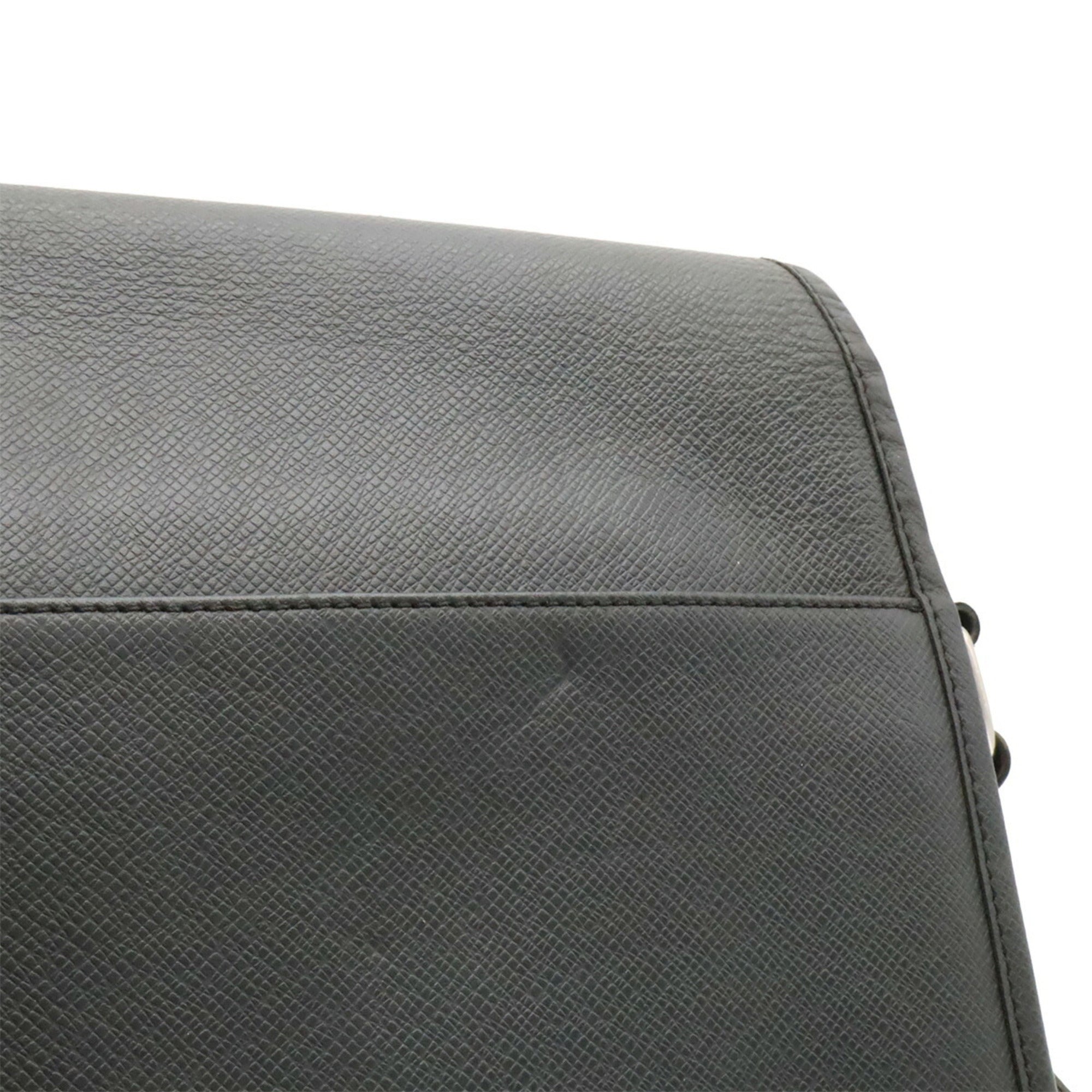 Louis Vuitton Ardoise Leather Handbag Shoulder Bag (Pre-Owned)