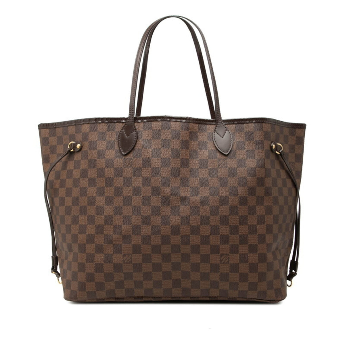 Louis Vuitton Brown Damier Canvas Pvc Leather Shoulder Bag Tote Bag (Pre-Owned)