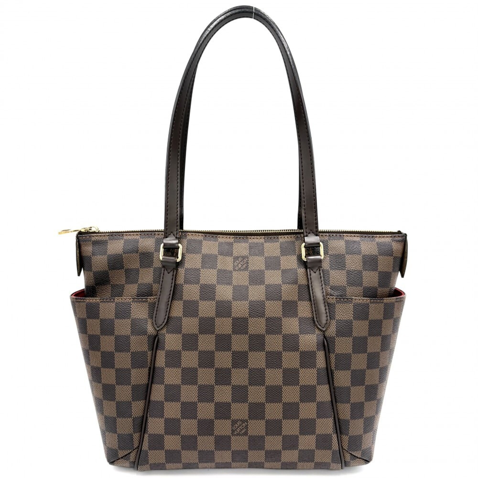 Louis Vuitton Brown Damier Canvas Handbag Tote Bag (Pre-Owned)