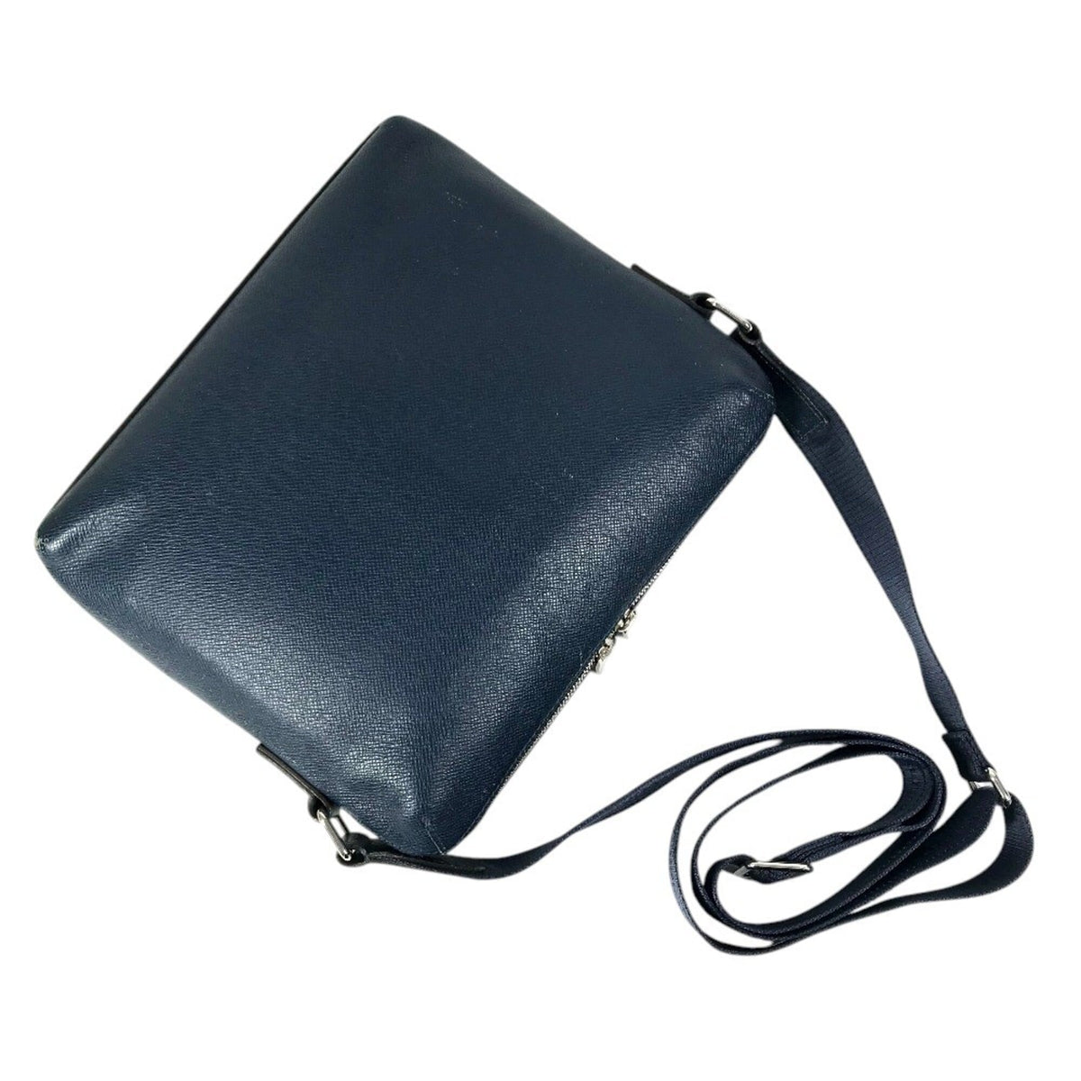 Louis Vuitton Navy Taiga Leather Handbag Messenger Bag Shoulder Bag (Pre-Owned)