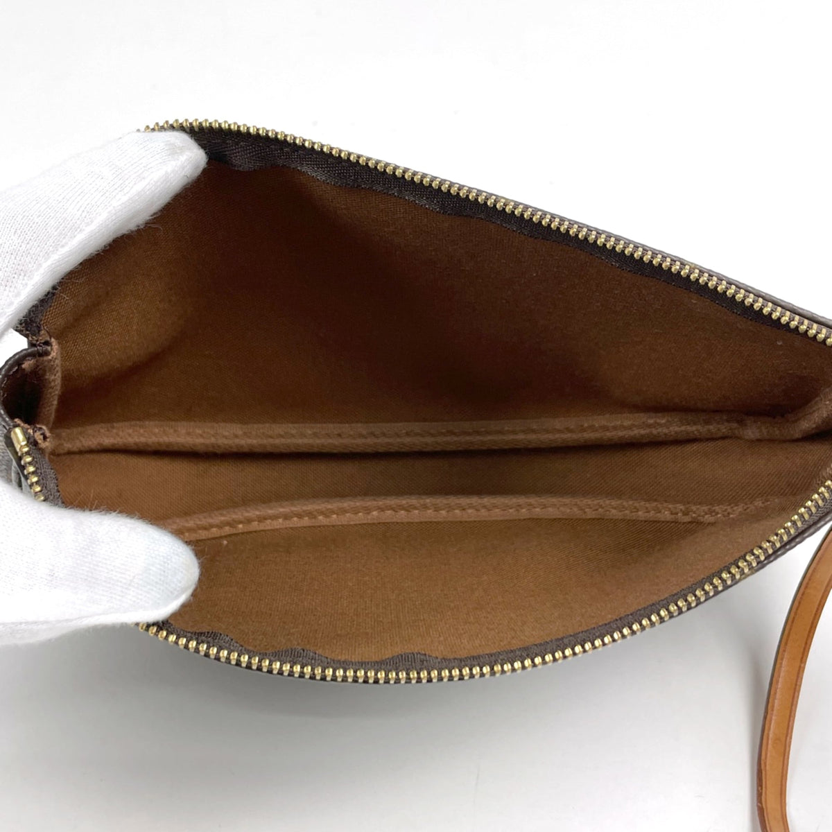 Louis Vuitton Brown Monogram Monogram Pochette Pouch (Pre-Owned)