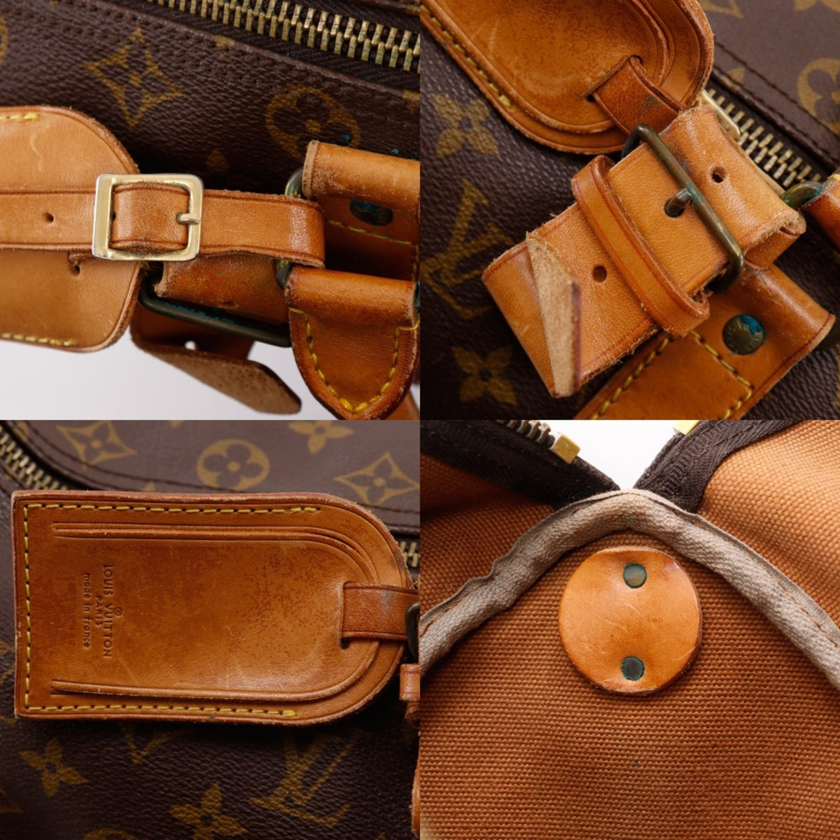 Louis Vuitton Brown Monogram Canvas Boston Bag (Pre-Owned)