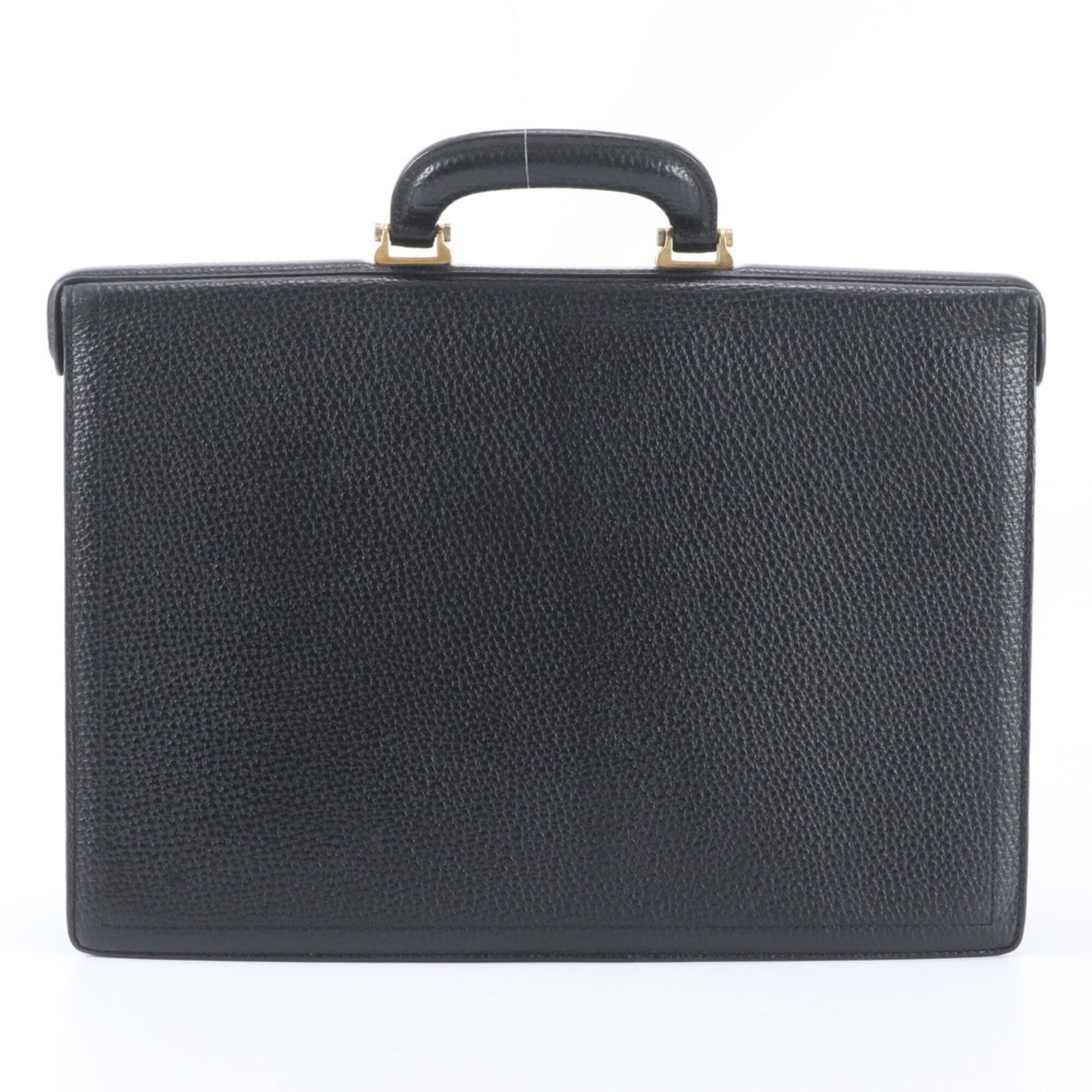 Loewe Black Leather Briefcase Handbag (Pre-Owned)