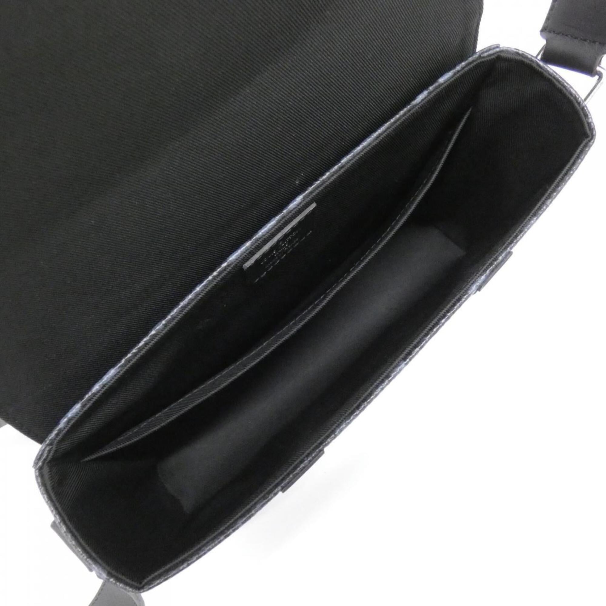 Louis Vuitton Black Noir Coated Canvas Shoulder Bag (Pre-Owned)