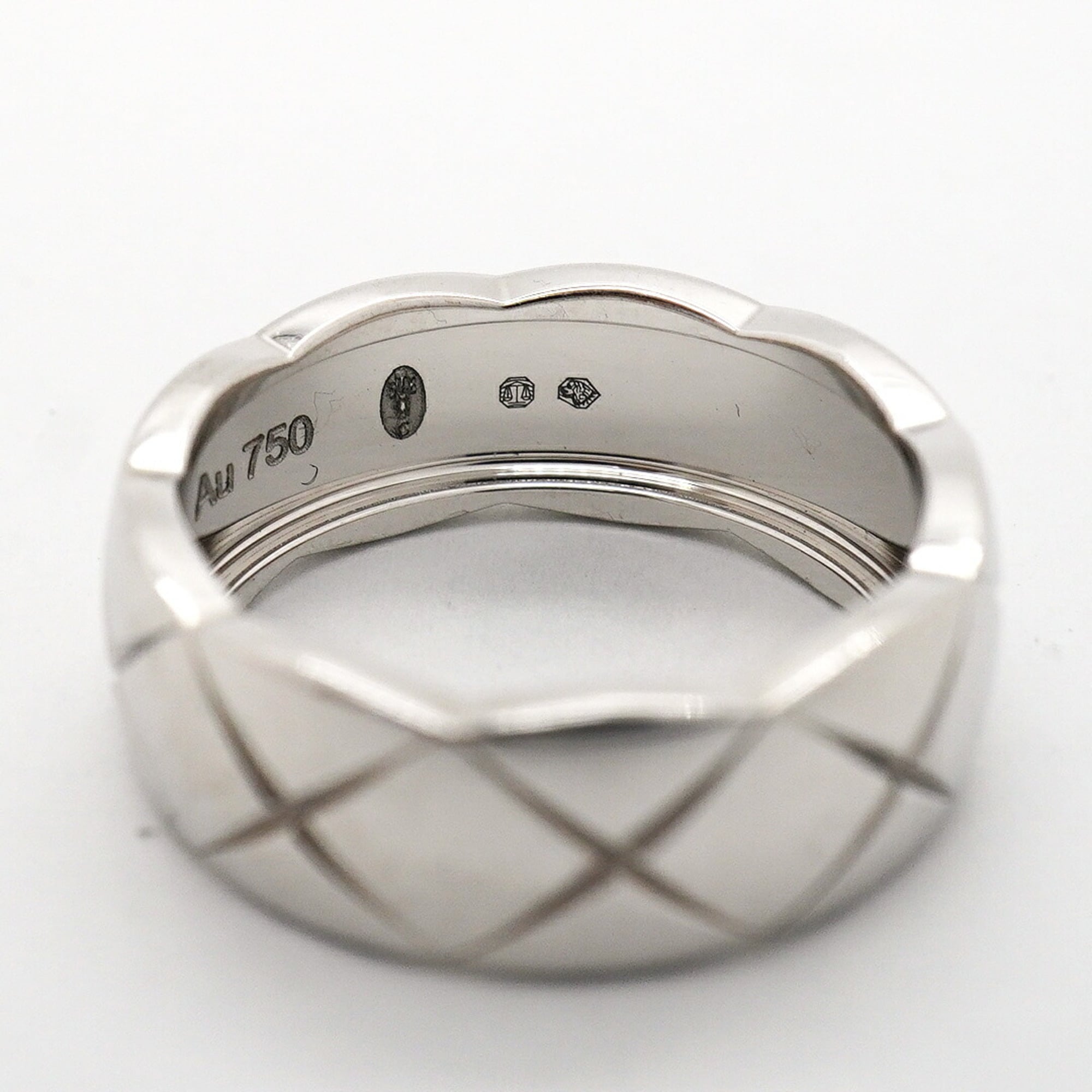 Chanel White Gold (18K) Band Ring (Pre-Owned)