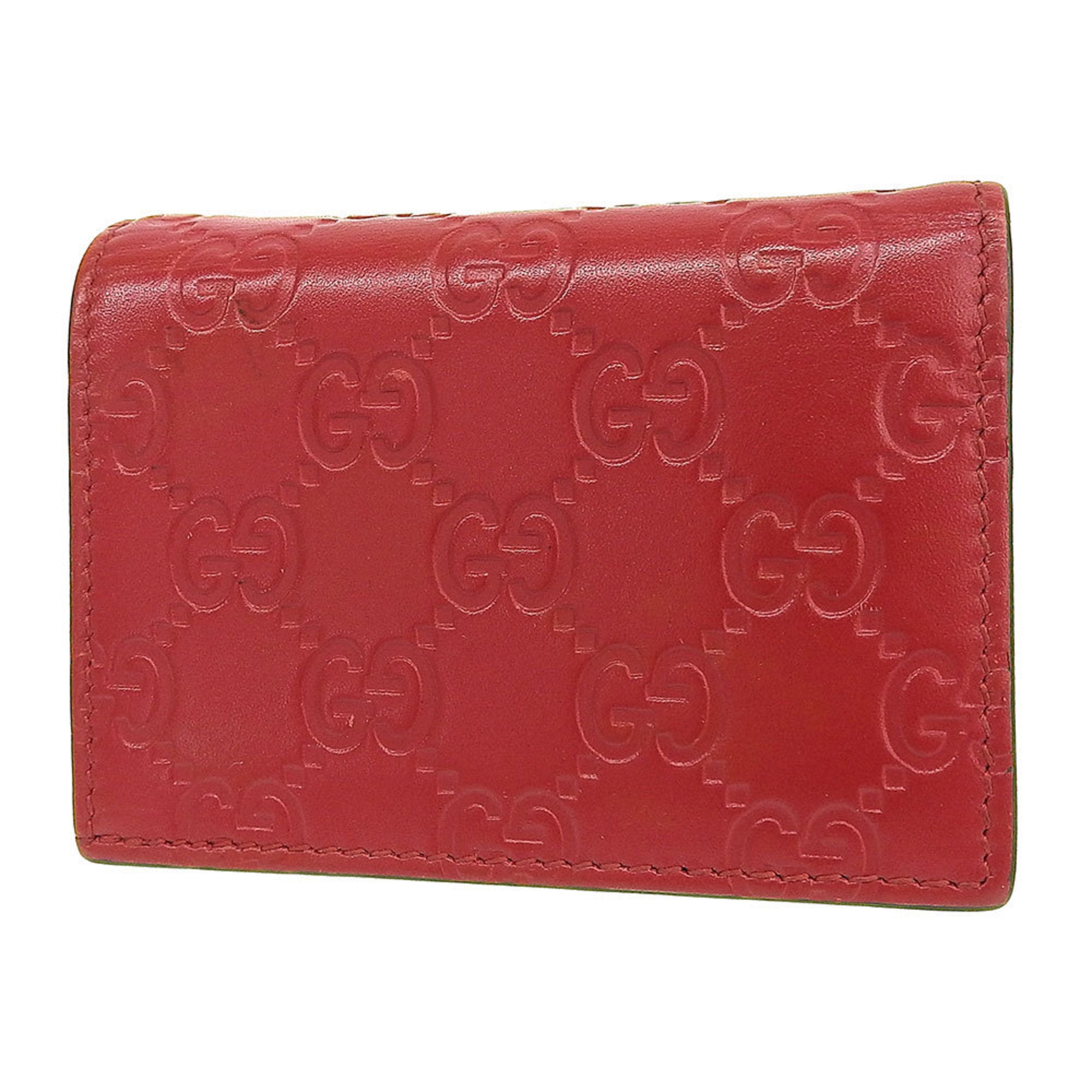 Gucci Red Color Wallet (Bi-Fold) (Pre-Owned)