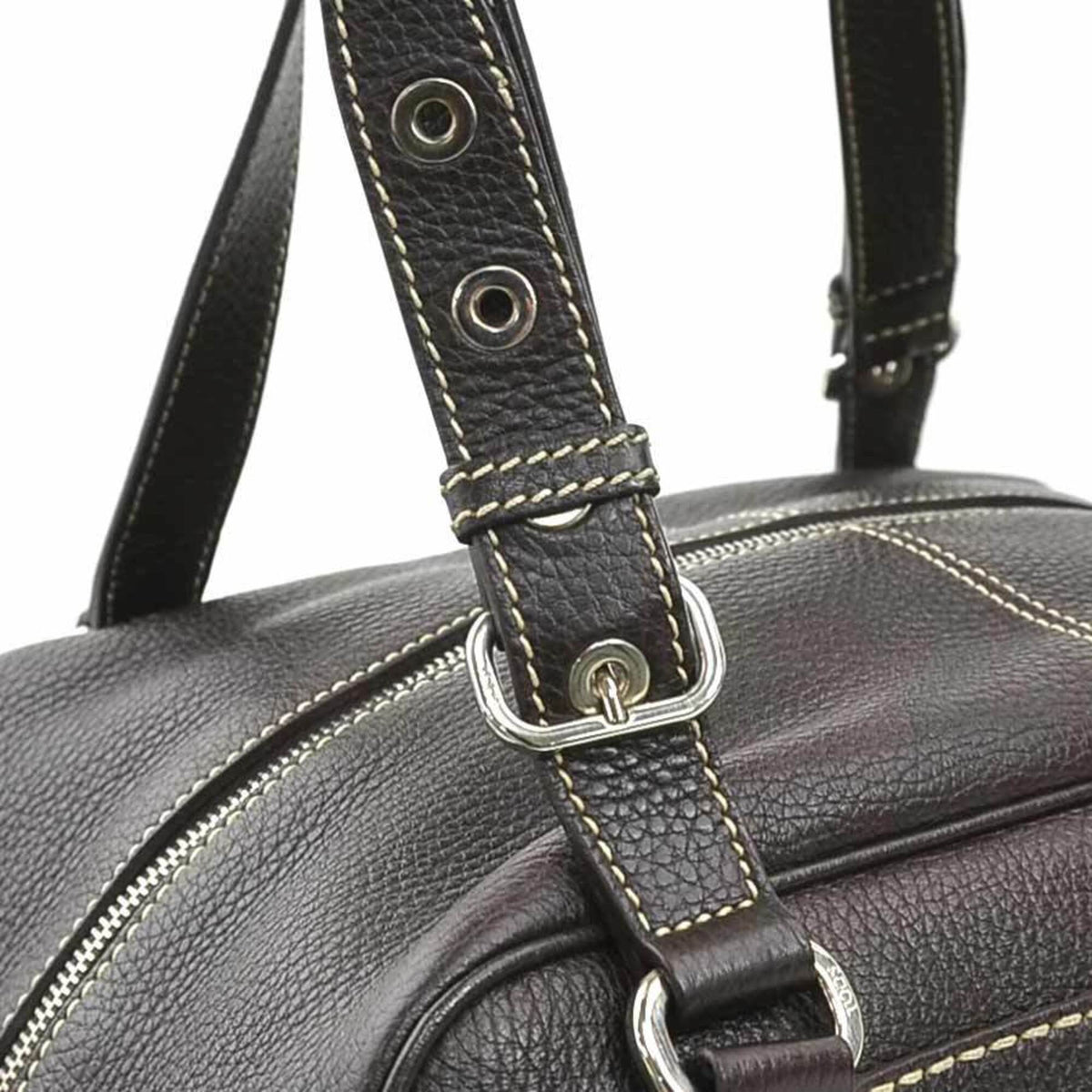 Tod's Brown Leather Handbag (Pre-Owned)