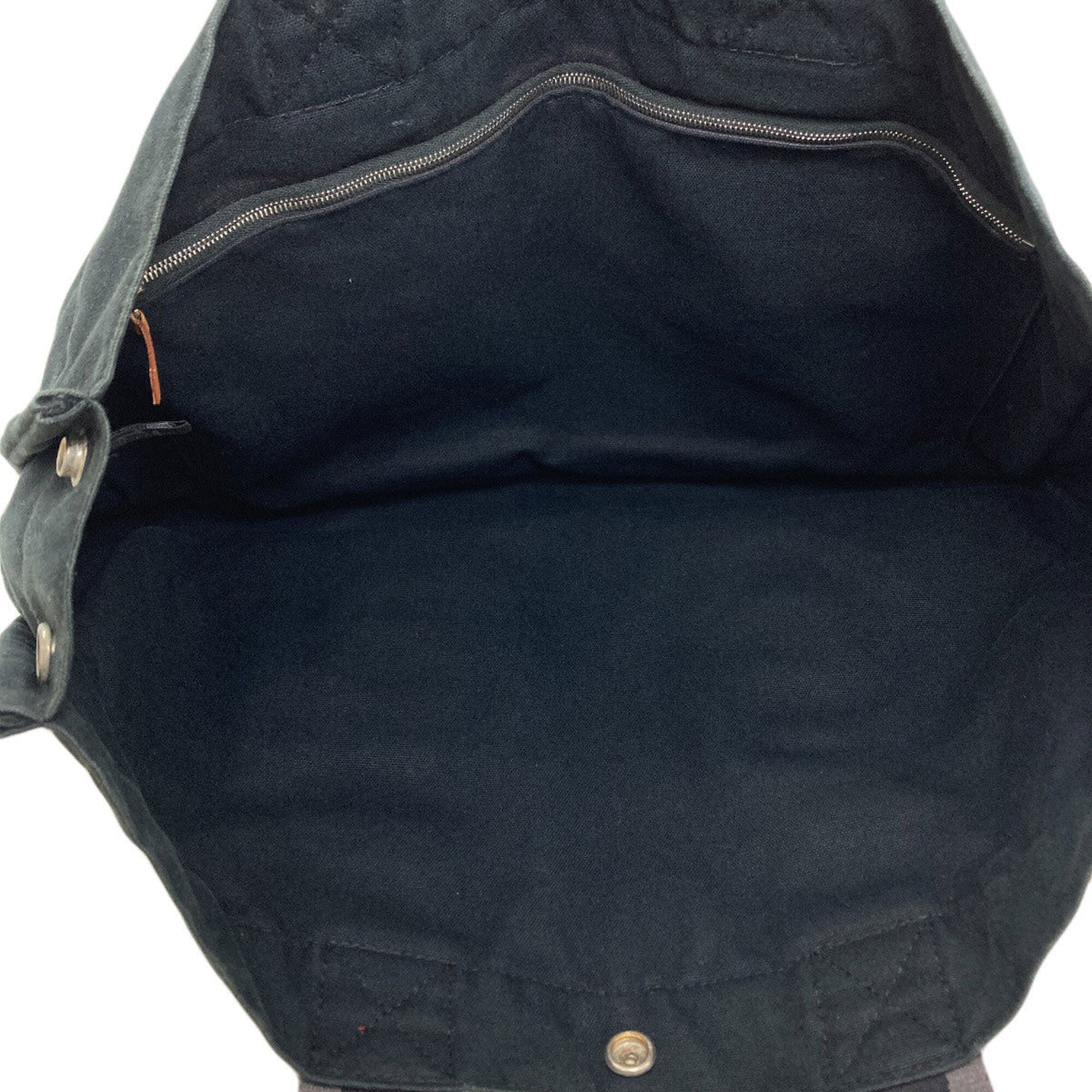 Hermes Black Canvas Handbag (Pre-Owned)