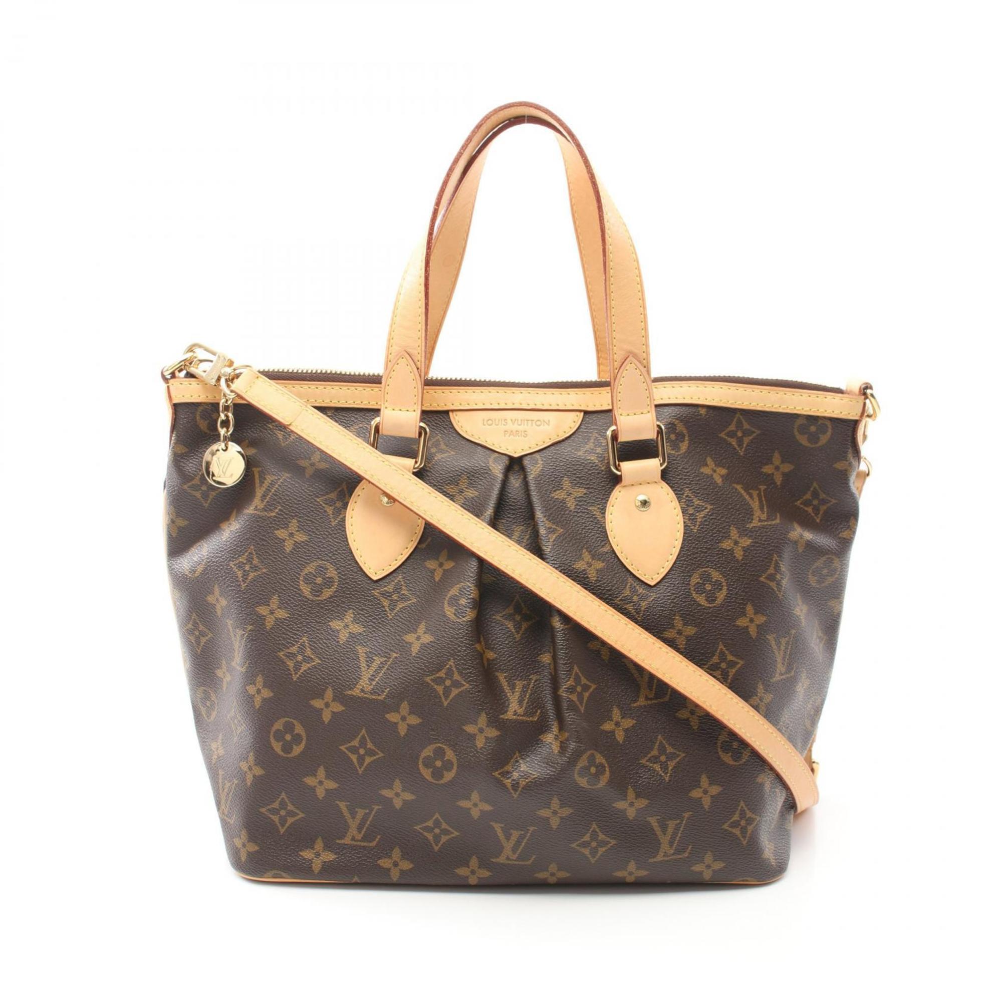 Louis Vuitton Brown Coated Canvas Leather Handbag (Pre-Owned)