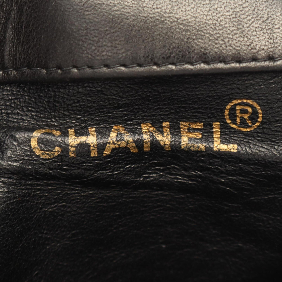 Chanel Black Leather Backpack Handbag (Pre-Owned)
