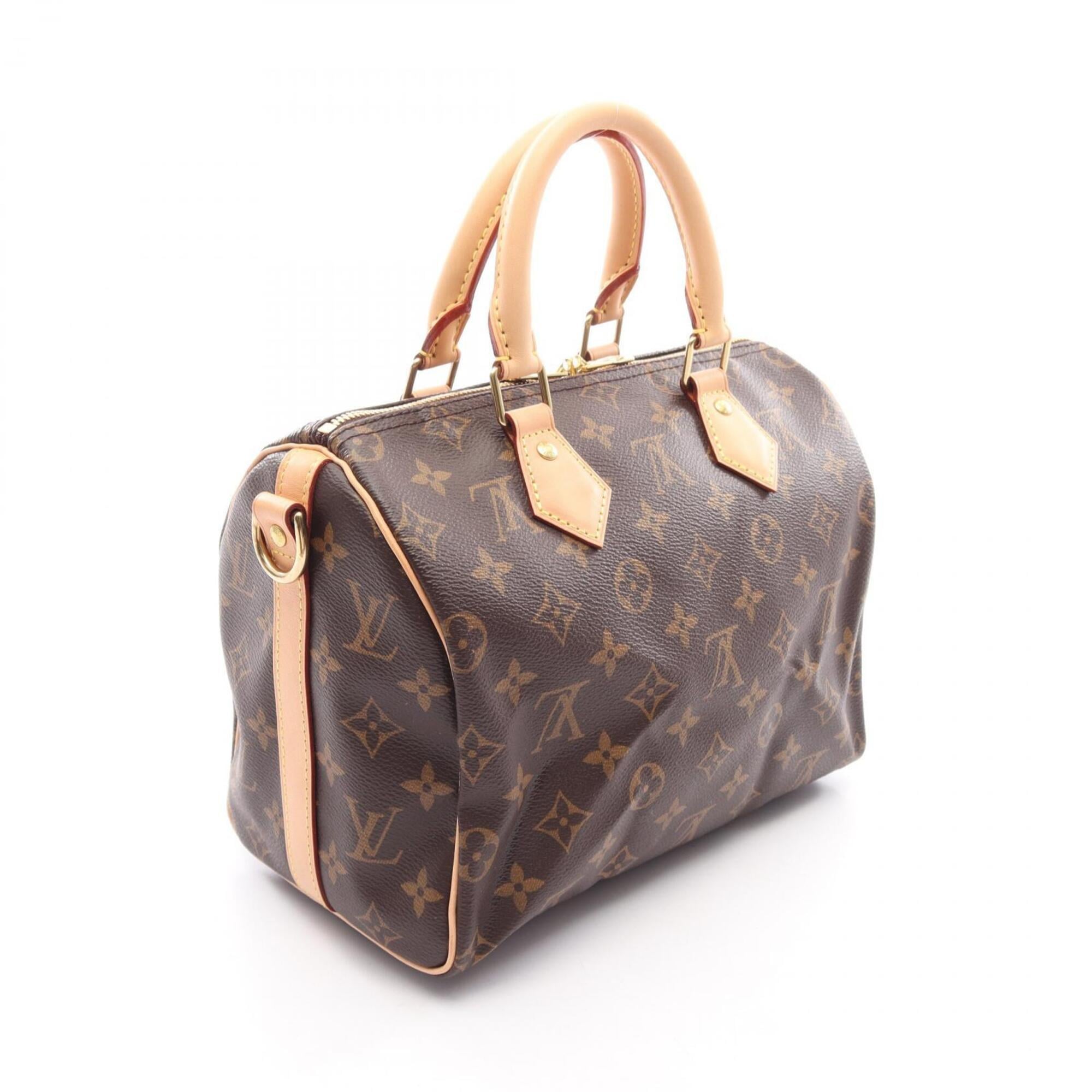 Louis Vuitton Brown Monogram Leather Handbag (Pre-Owned)