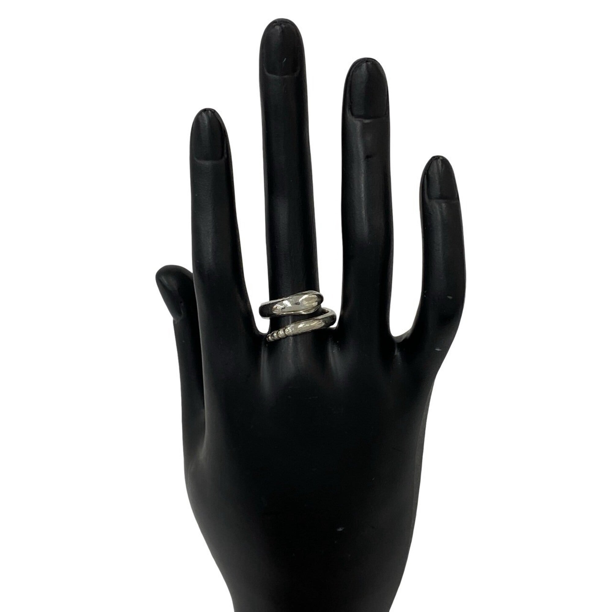 Tiffany Silver Silver 925 Band Ring (Pre-Owned)