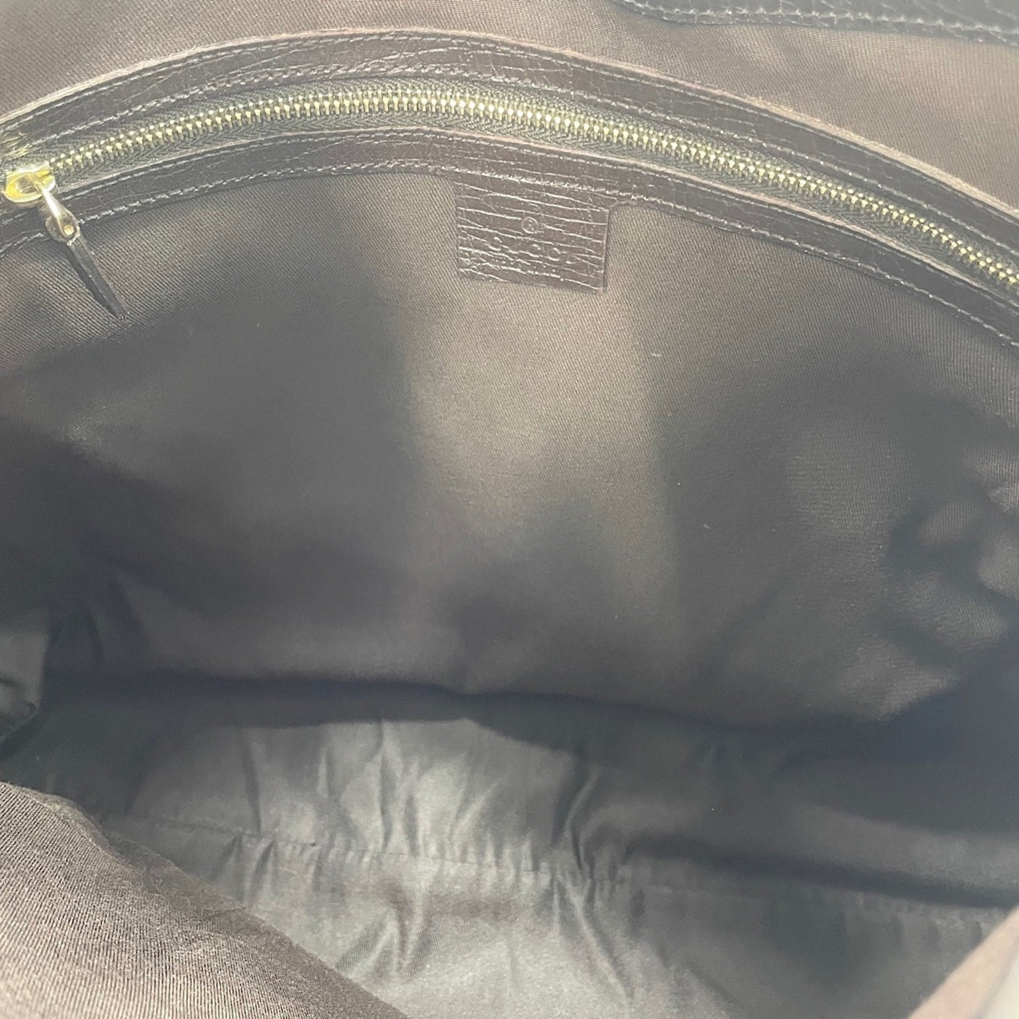 Gucci Sherry Line Brown Shoulder Bag (Pre-Owned)