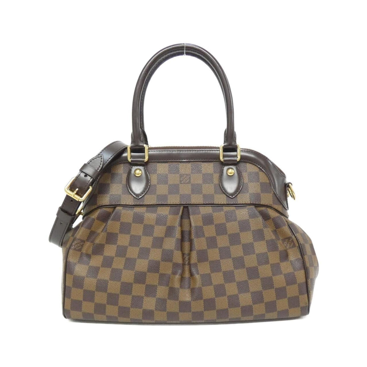 Louis Vuitton Brown Coated Canvas Handbag (Pre-Owned)