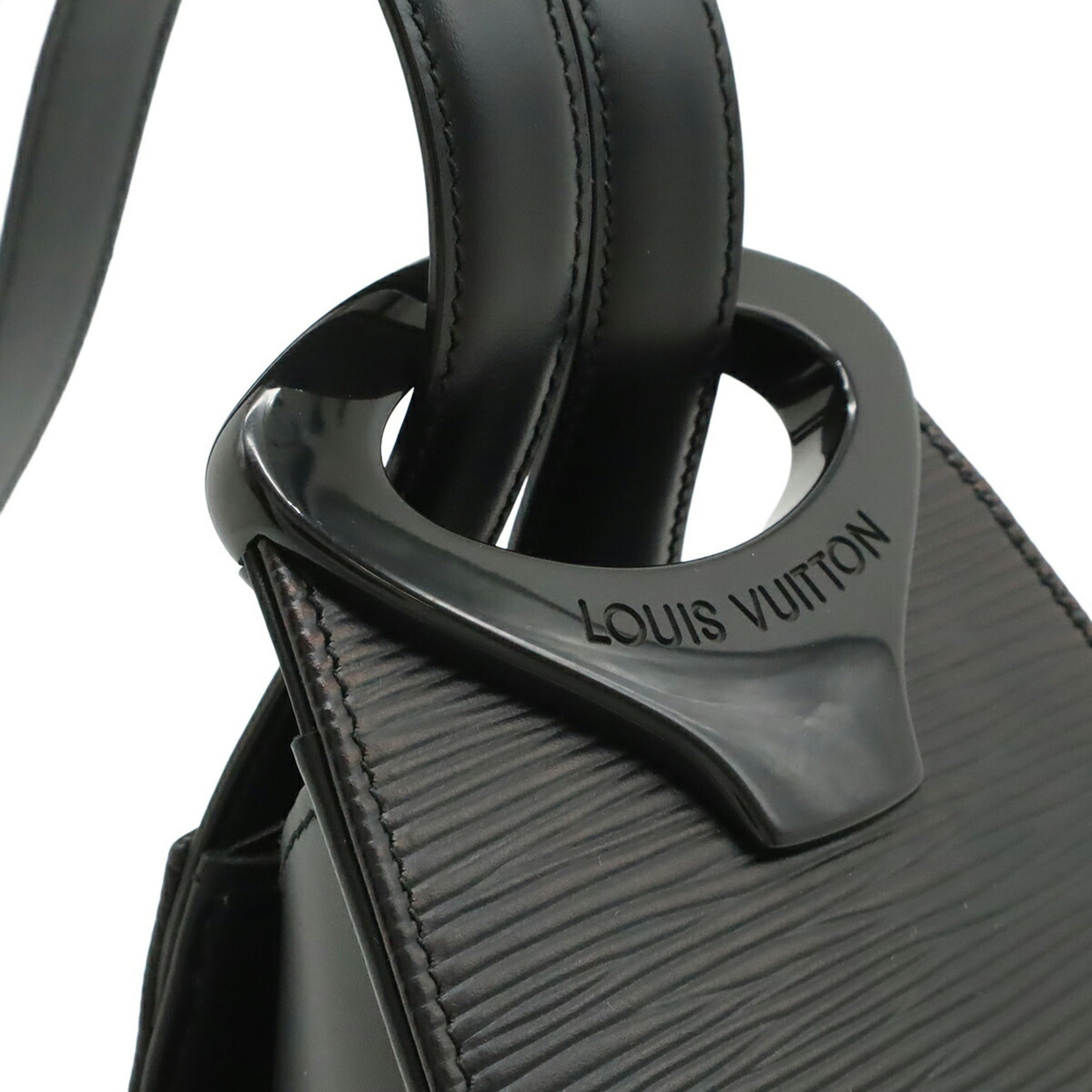Louis Vuitton Epi Black Noir Epi Leather Shoulder Bag (Pre-Owned)