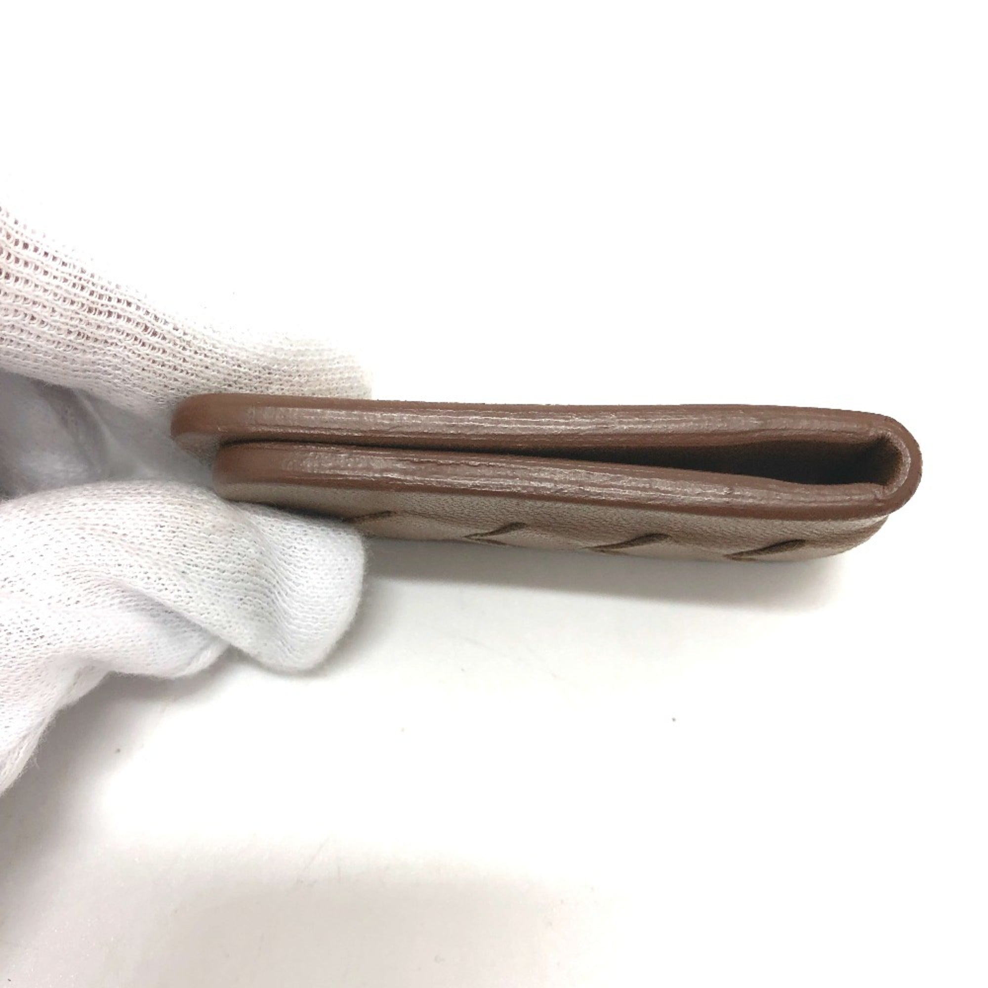 Bottega Veneta Brown Leather Money Clip (Pre-Owned)
