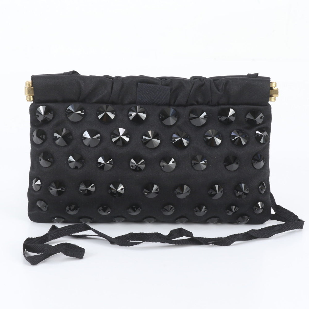 Miu Miu Black Crossbody Bag Handbag Shoulder Bag Tote Bag (Pre-Owned)