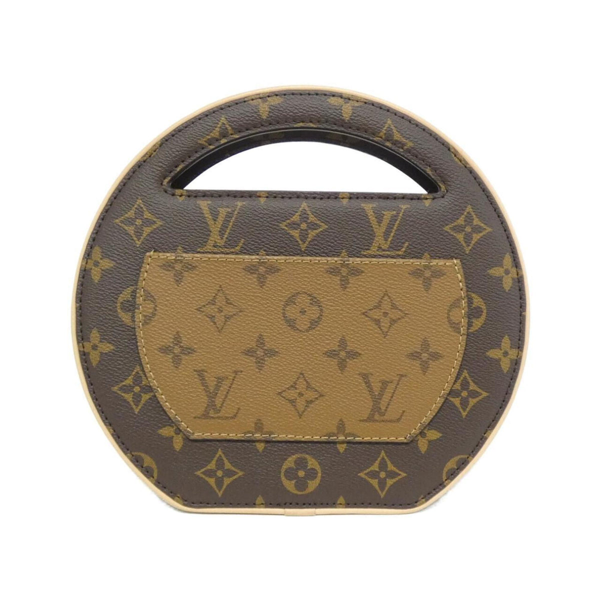 Louis Vuitton Brown Coated Canvas Shoulder Bag (Pre-Owned)