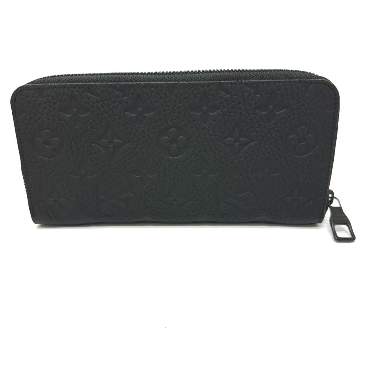 Louis Vuitton Black Monogram Leather Long Wallet (Bi-Fold) (Pre-Owned)