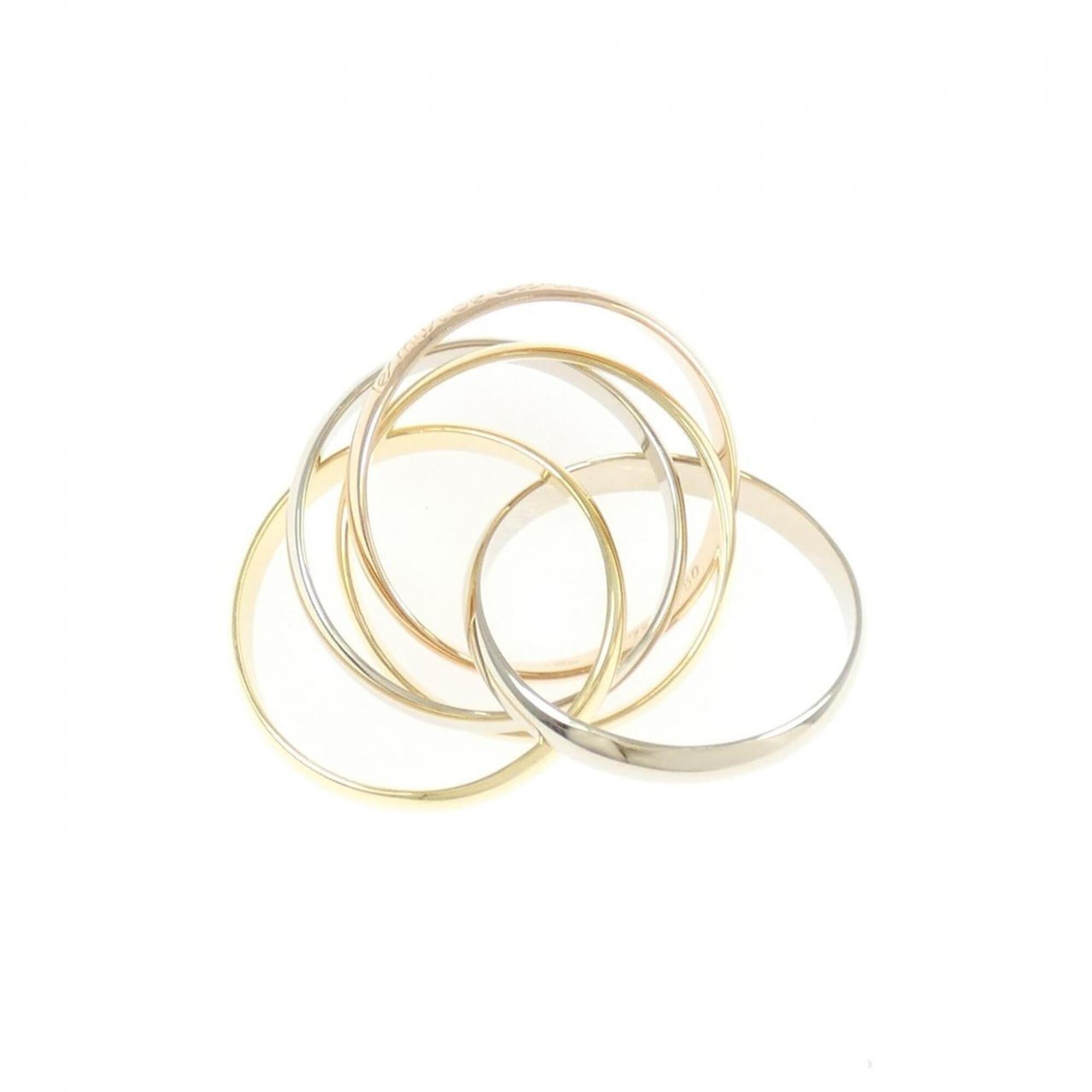 Cartier Yellow Gold (18K) Pink Gold (18K) White Gold (18K) Band Ring (Pre-Owned)