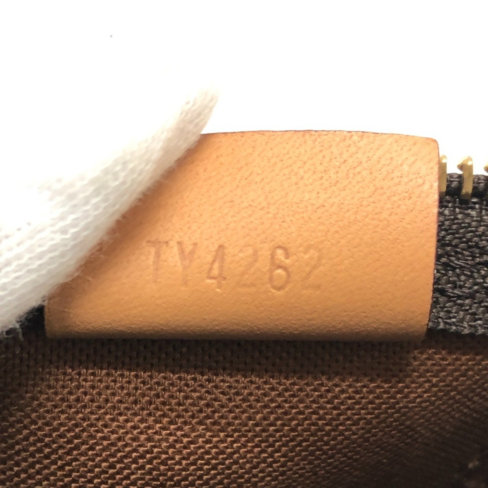 Louis Vuitton Brown Monogram Canvas Handbag Shoulder Bag (Pre-Owned)