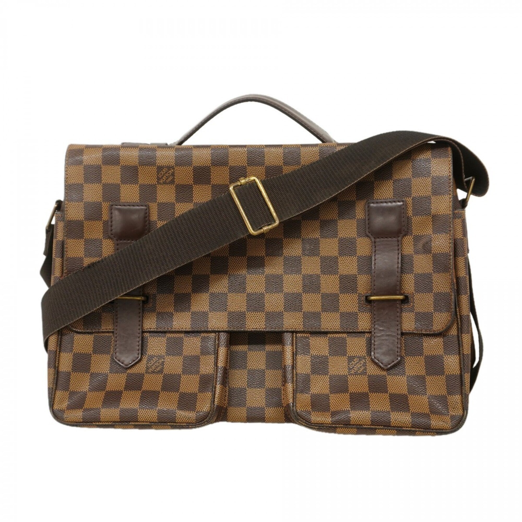 Louis Vuitton Ebene Handbag (Pre-Owned)