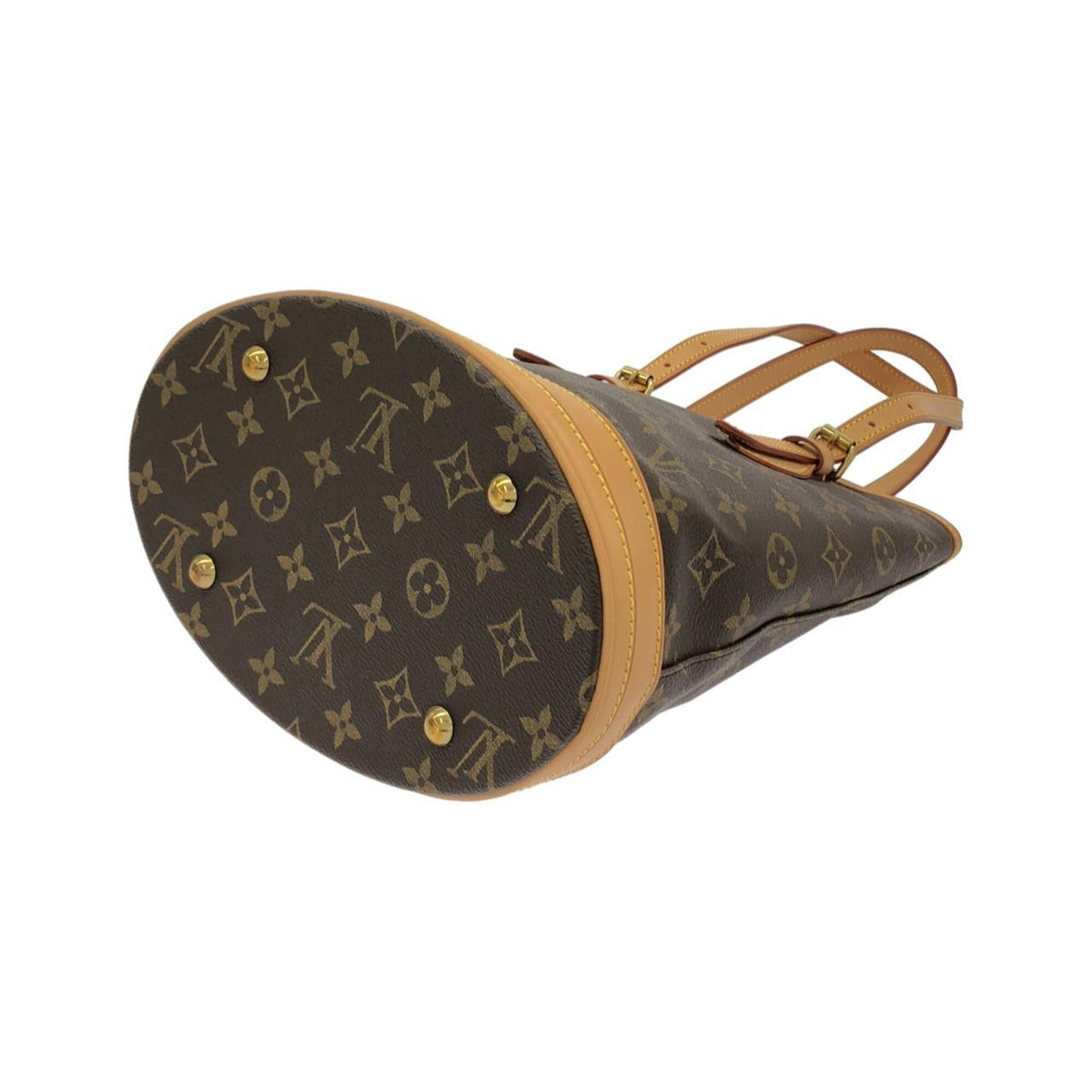Louis Vuitton Marron Coated Canvas Pouch Shoulder Bag (Pre-Owned)