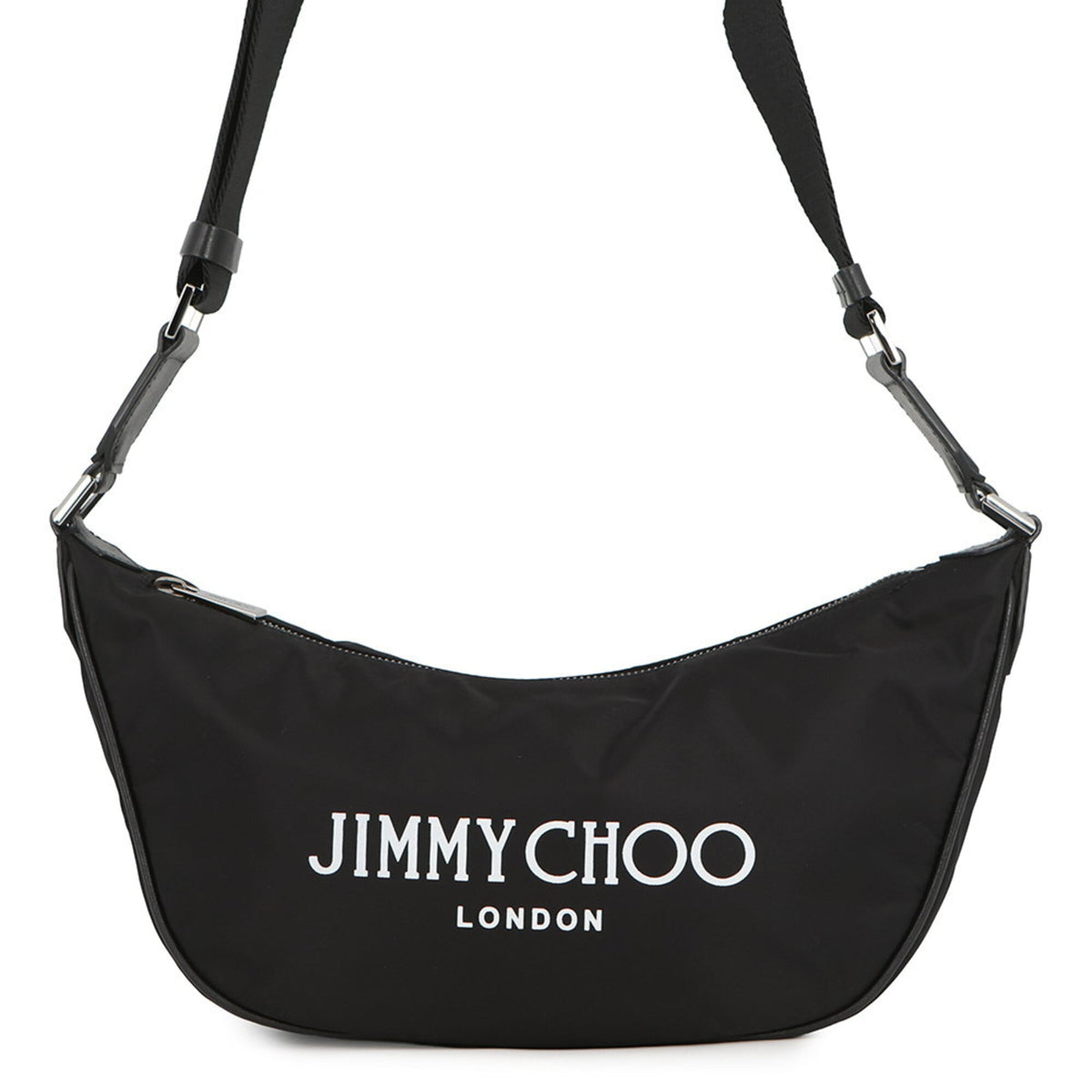 Jimmy Choo Black Nylon Shoulder Bag (Pre-Owned)