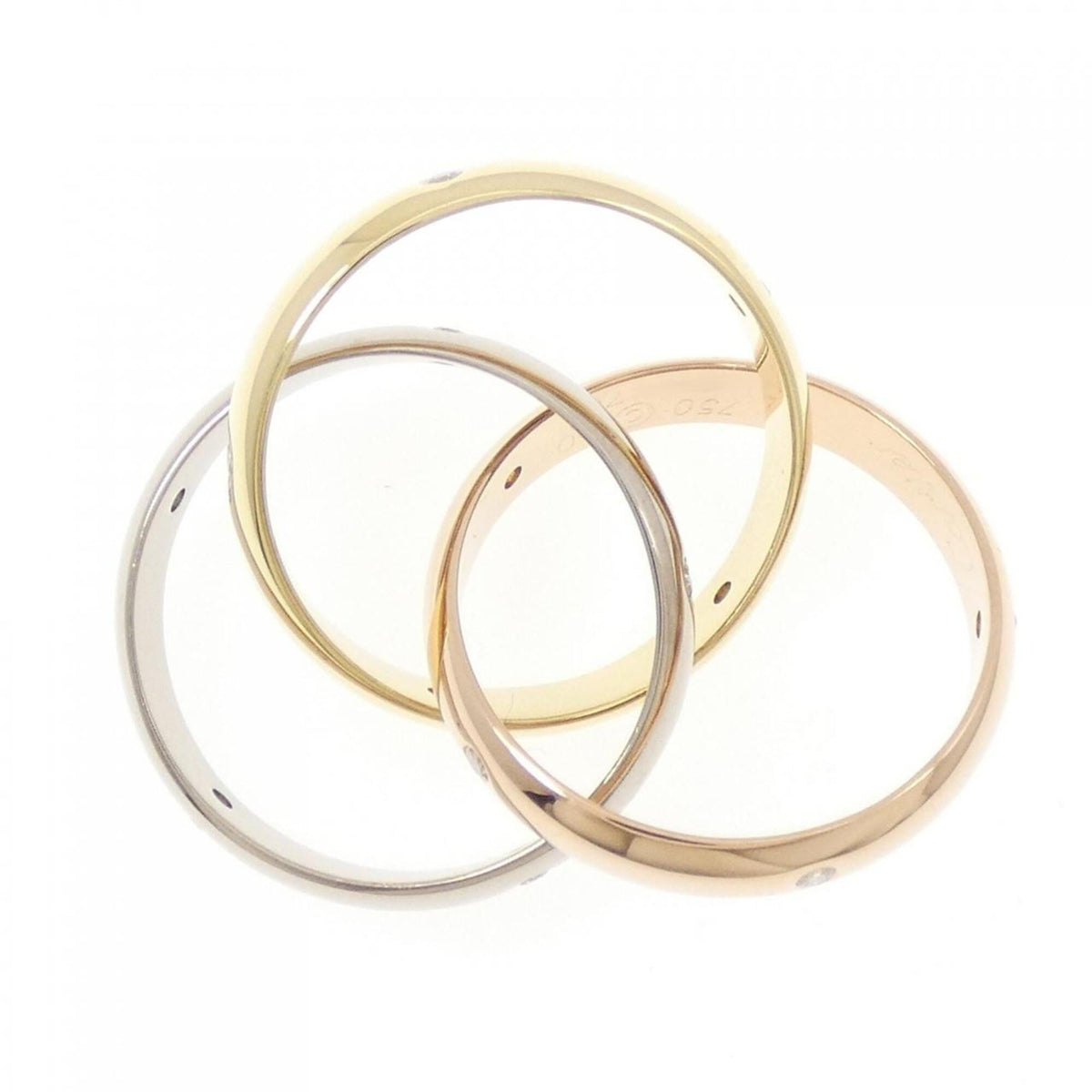 Cartier Yellow Gold (18K) Pink Gold (18K) White Gold (18K) Band Ring (Pre-Owned)