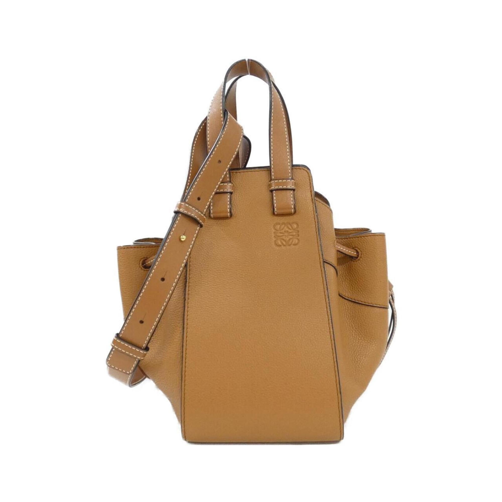 Loewe Hammock Light Camel Leather Shoulder Bag (Pre-Owned)