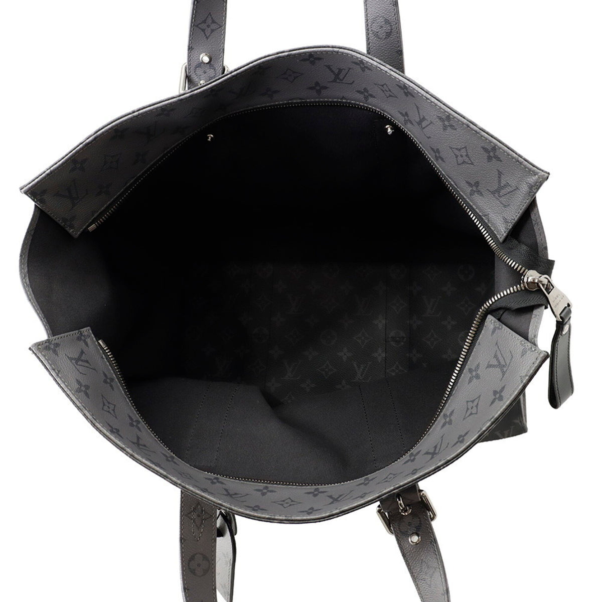 Louis Vuitton Monogram Eclipse Black Noir Monogram Eclipse Handbag Tote Bag (Pre-Owned)