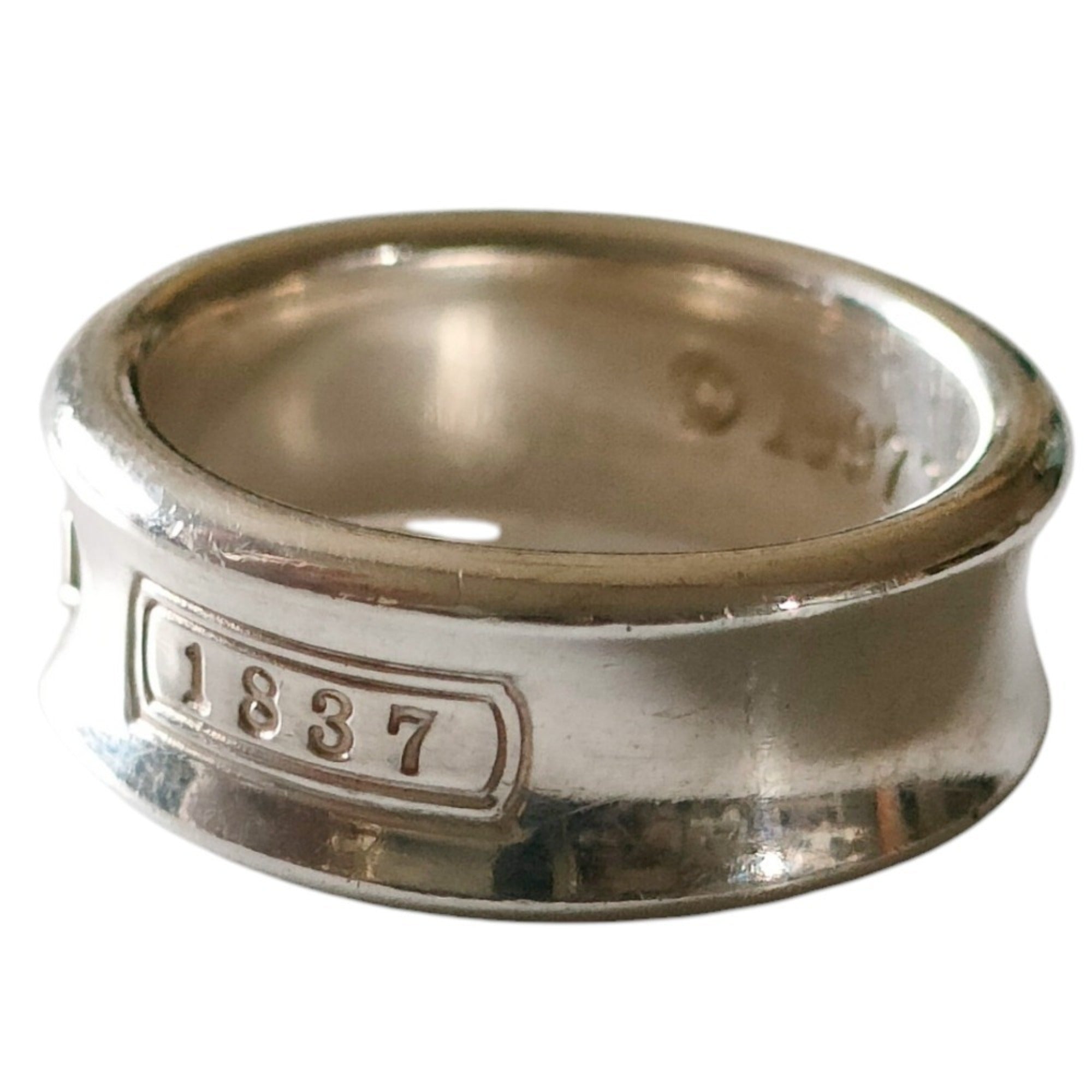 Tiffany Silver Silver 925 Band Ring (Pre-Owned)
