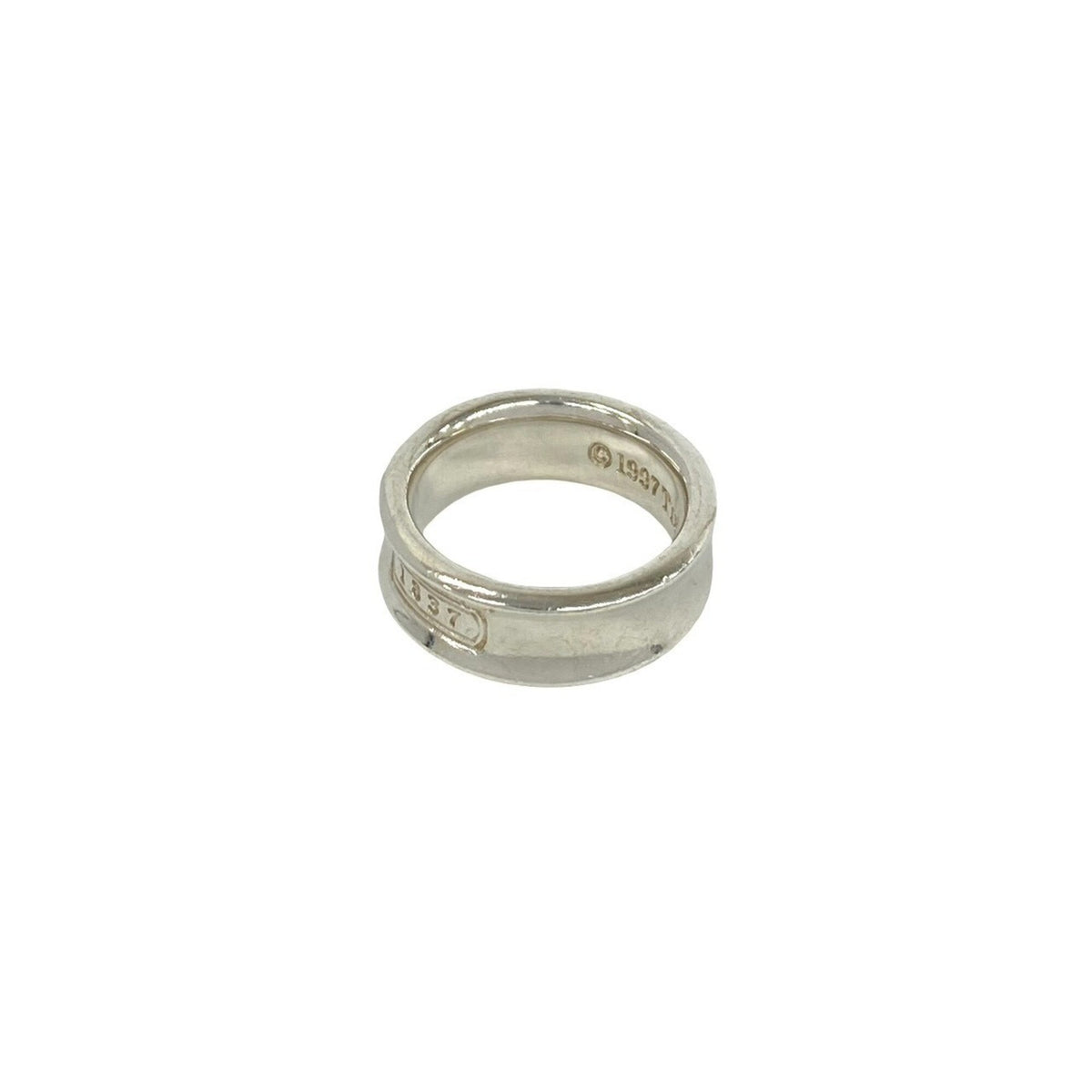 Tiffany Silver Silver 925 Band Ring (Pre-Owned)