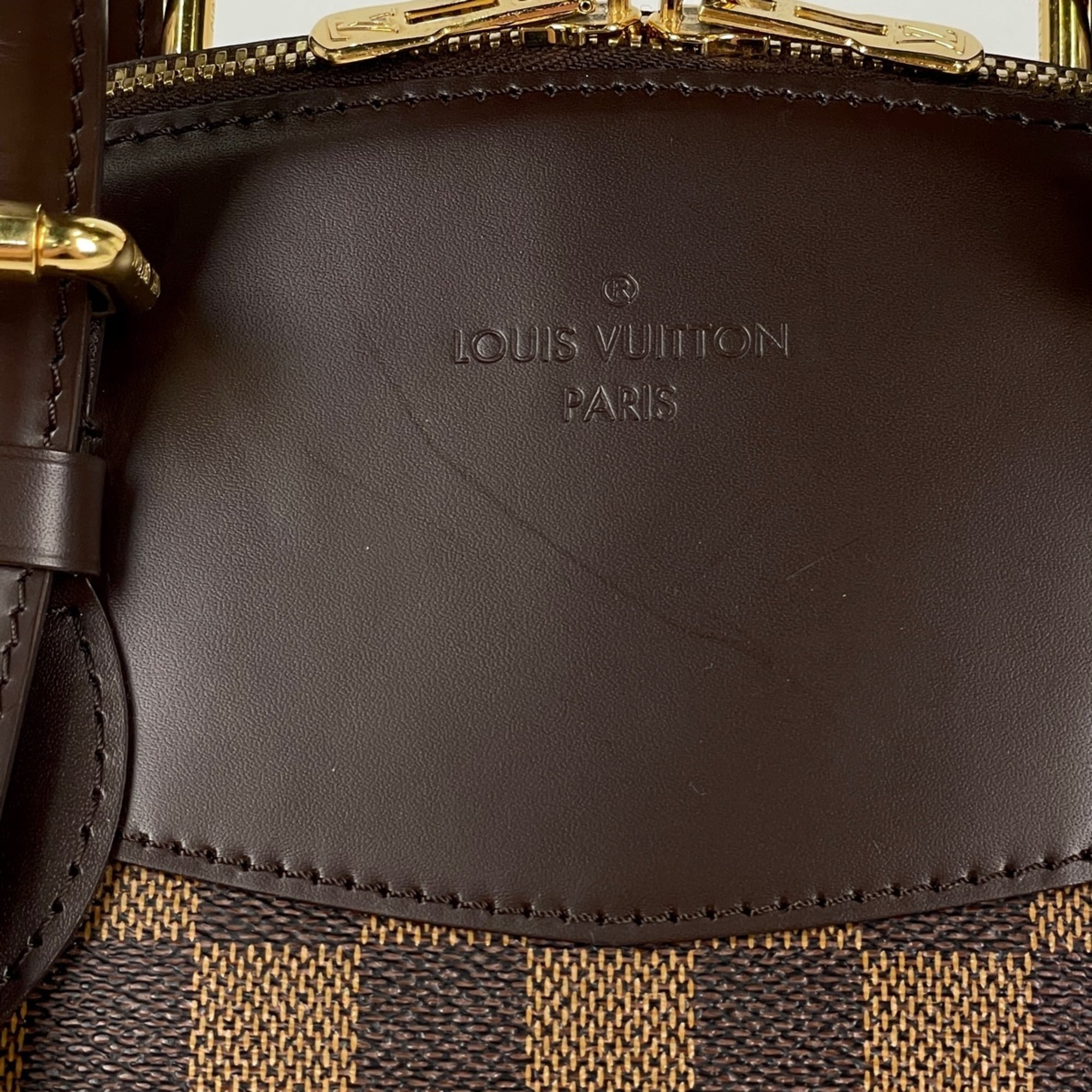 Louis Vuitton Brown Damier Canvas Handbag Shoulder Bag Tote Bag (Pre-Owned)