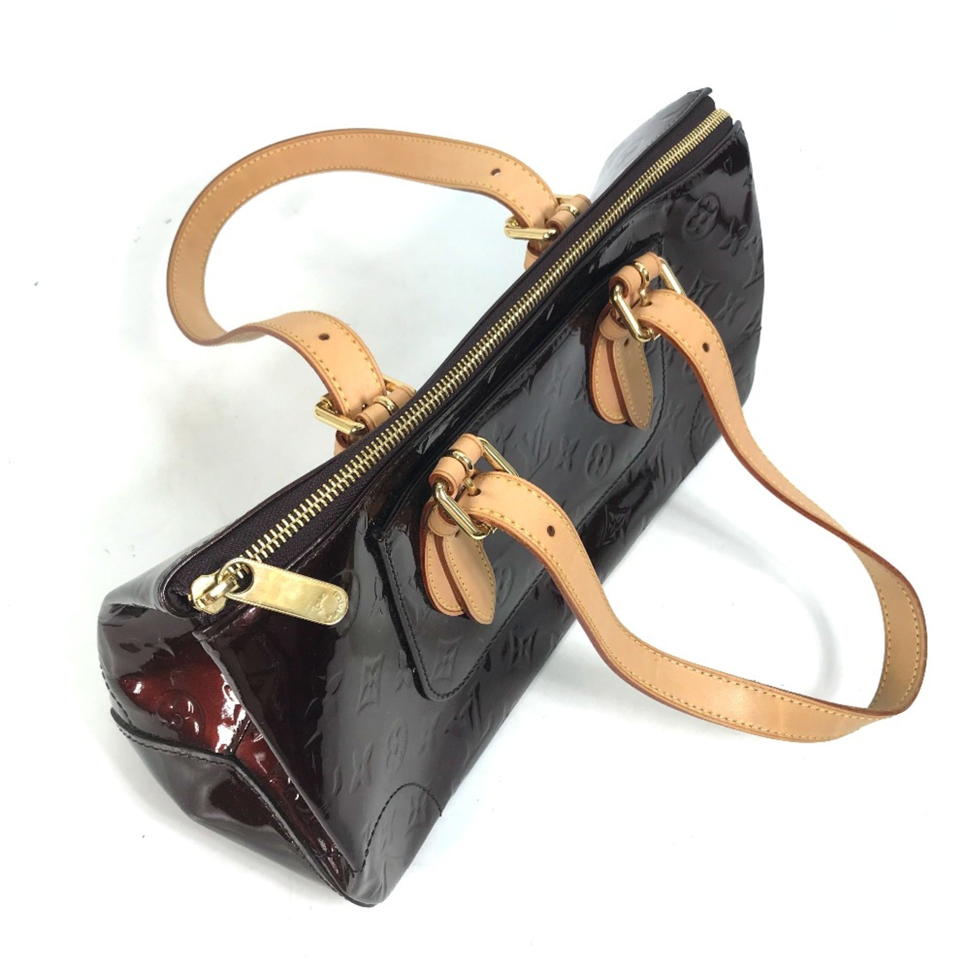 Louis Vuitton Red Leather Shoulder Bag (Pre-Owned)