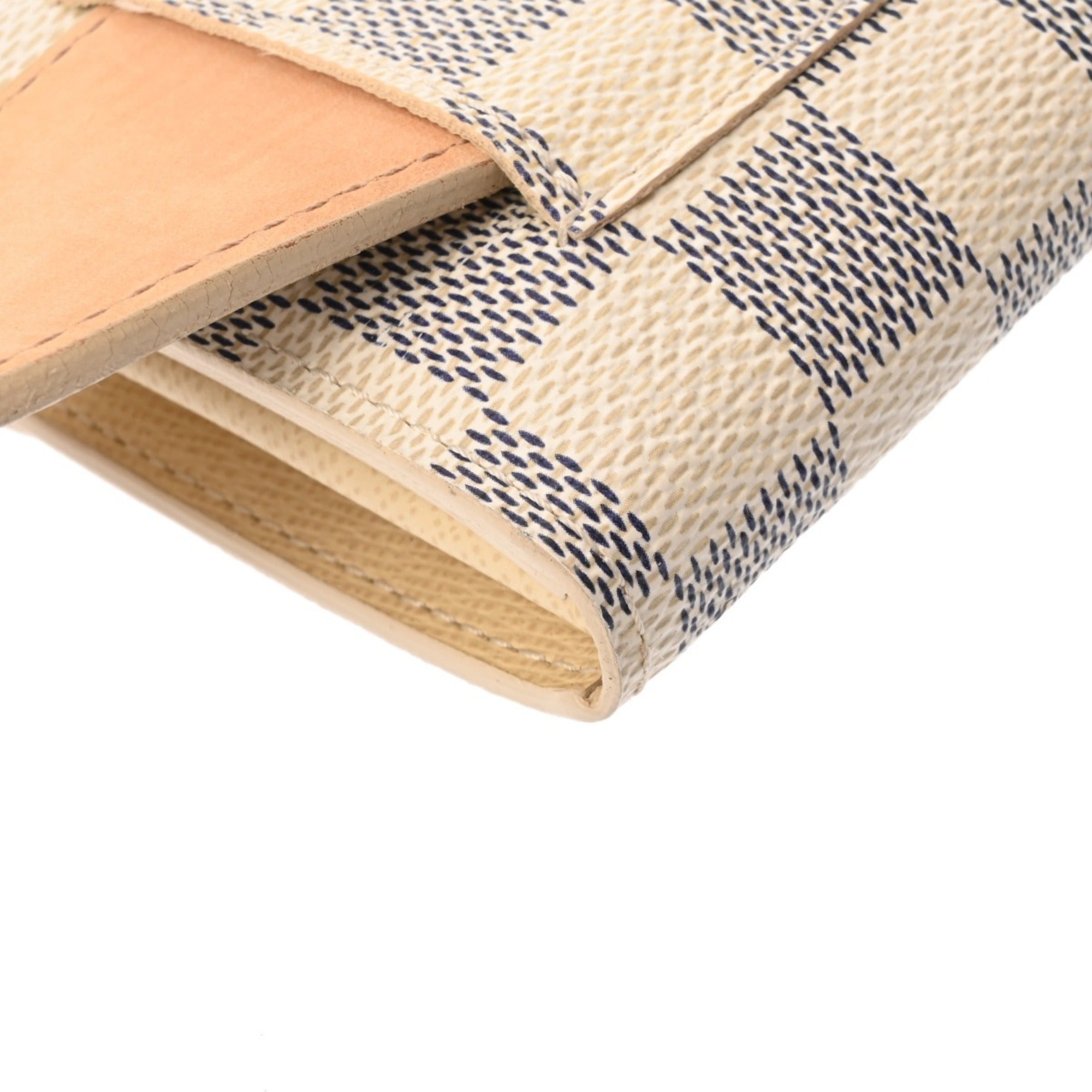 Louis Vuitton White Damier Azur Pochette (Pre-Owned)
