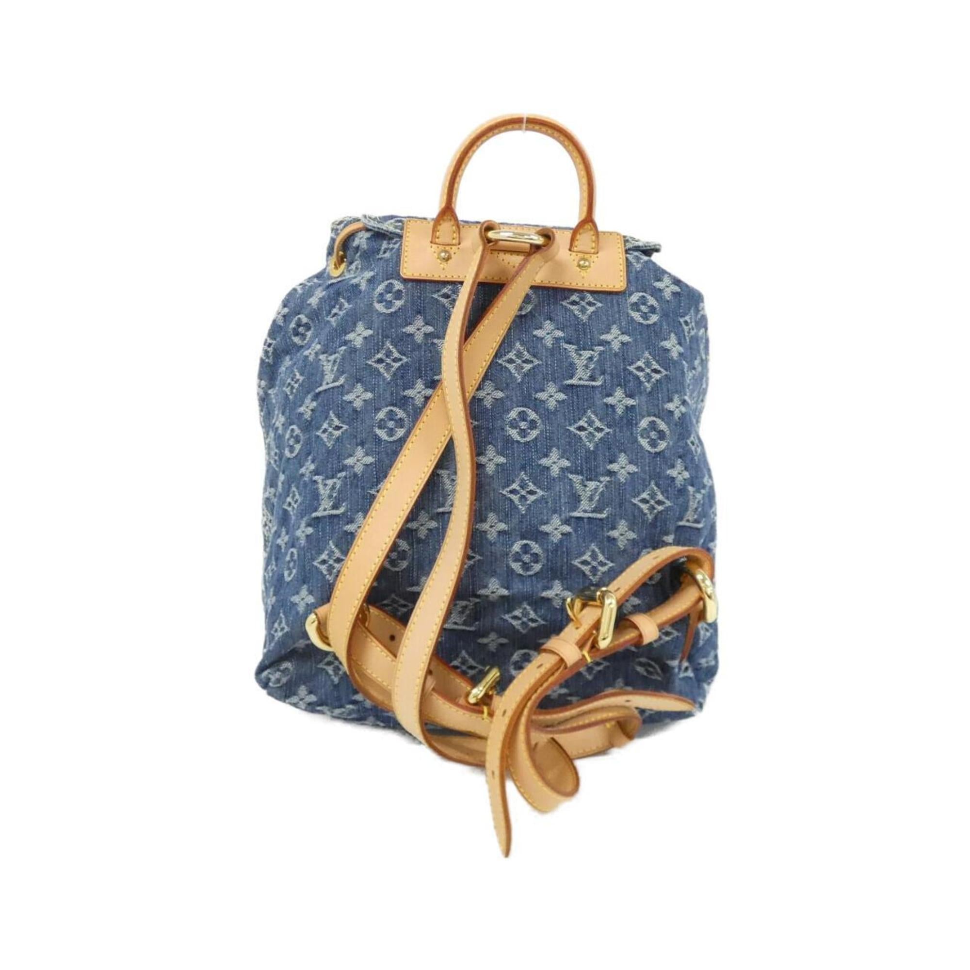 Louis Vuitton Monogram Denim Blue Monogram Denim Backpack (Pre-Owned)