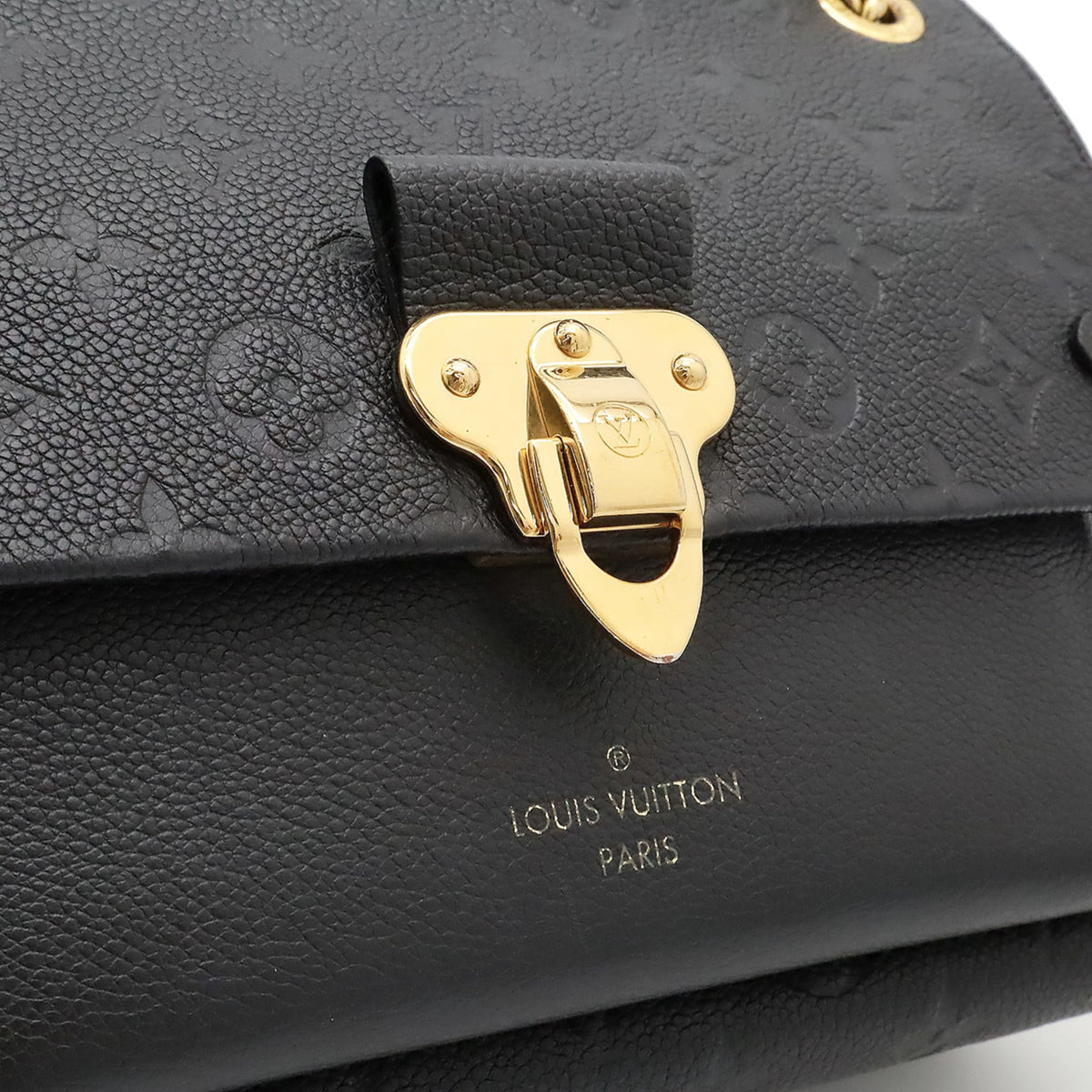 Louis Vuitton Black Noir Monogram Empreinte Shoulder Bag (Pre-Owned)