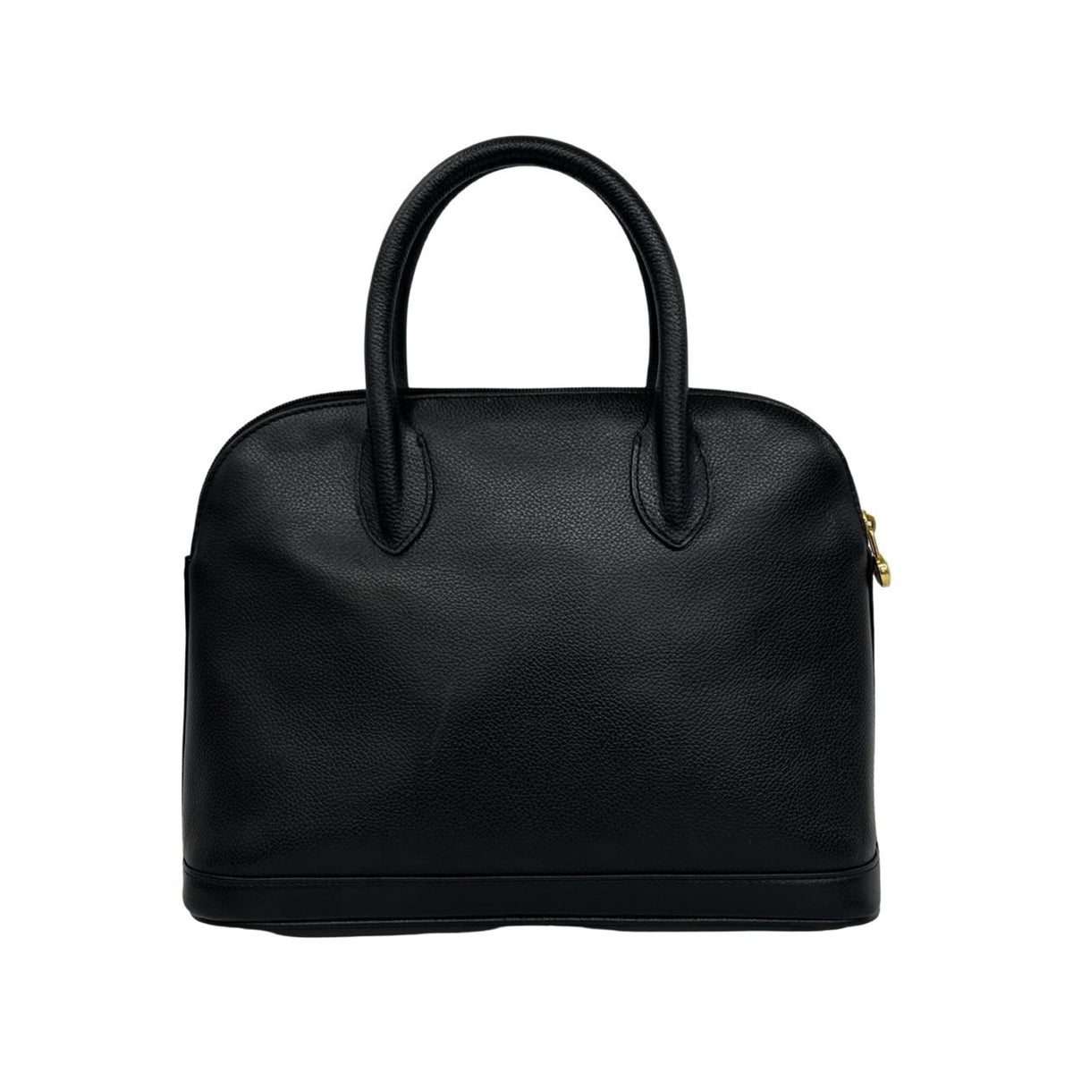 Burberry Black Leather Handbag Shoulder Bag (Pre-Owned)
