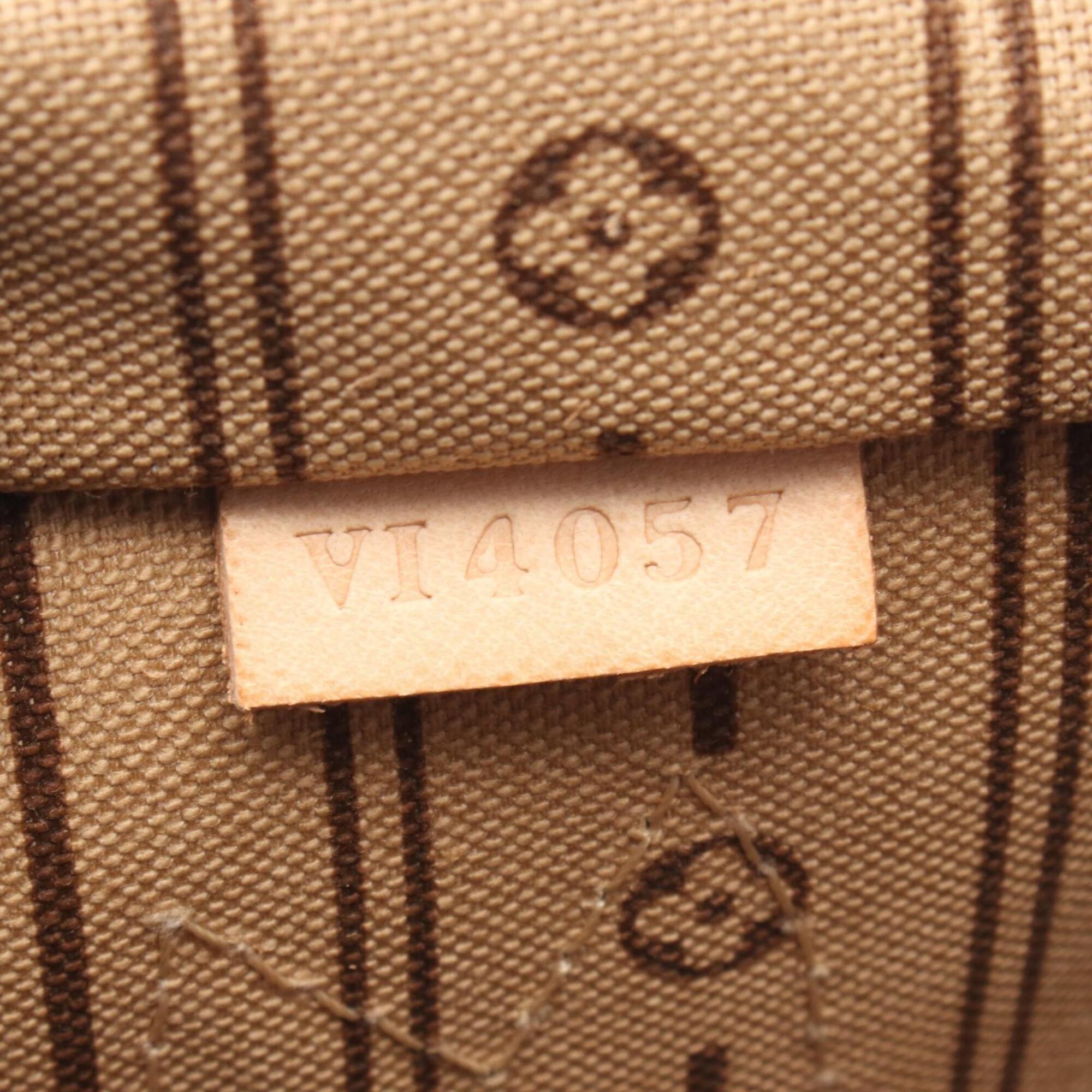 Louis Vuitton Monogram Brown Coated Canvas Tote Bag (Pre-Owned)