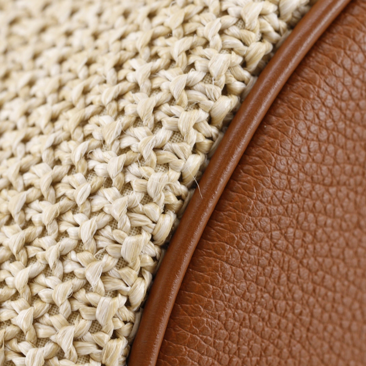 Louis Vuitton Beige Raffia Tote Bag (Pre-Owned)