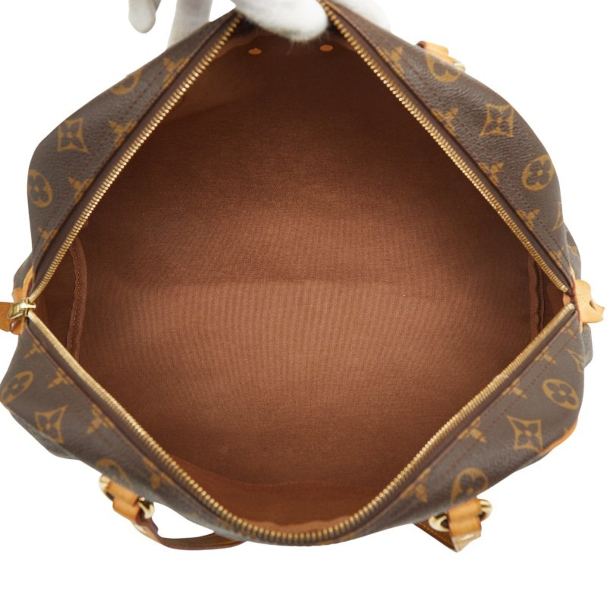 Louis Vuitton Brown Pvc Leather Handbag Shoulder Bag (Pre-Owned)